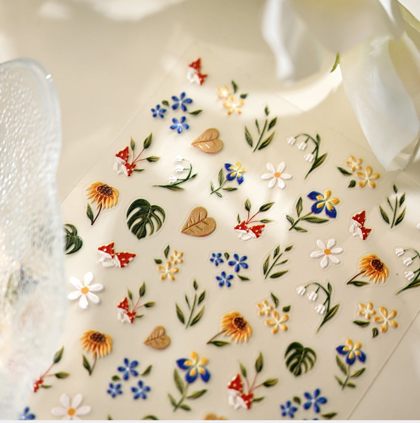 Hello Claws | Wild Flower In Forest Nail Deco Sticker 