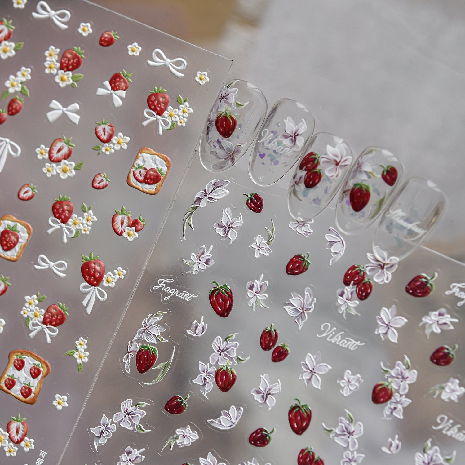 Hello Claws | Strawberry Sweet Nail Deco Sticker 