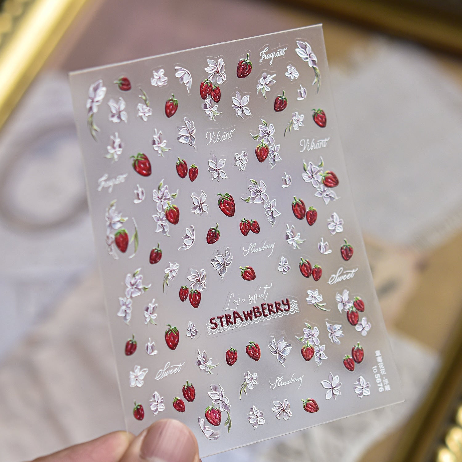 Hello Claws | Strawberry Sweet Nail Deco Sticker 