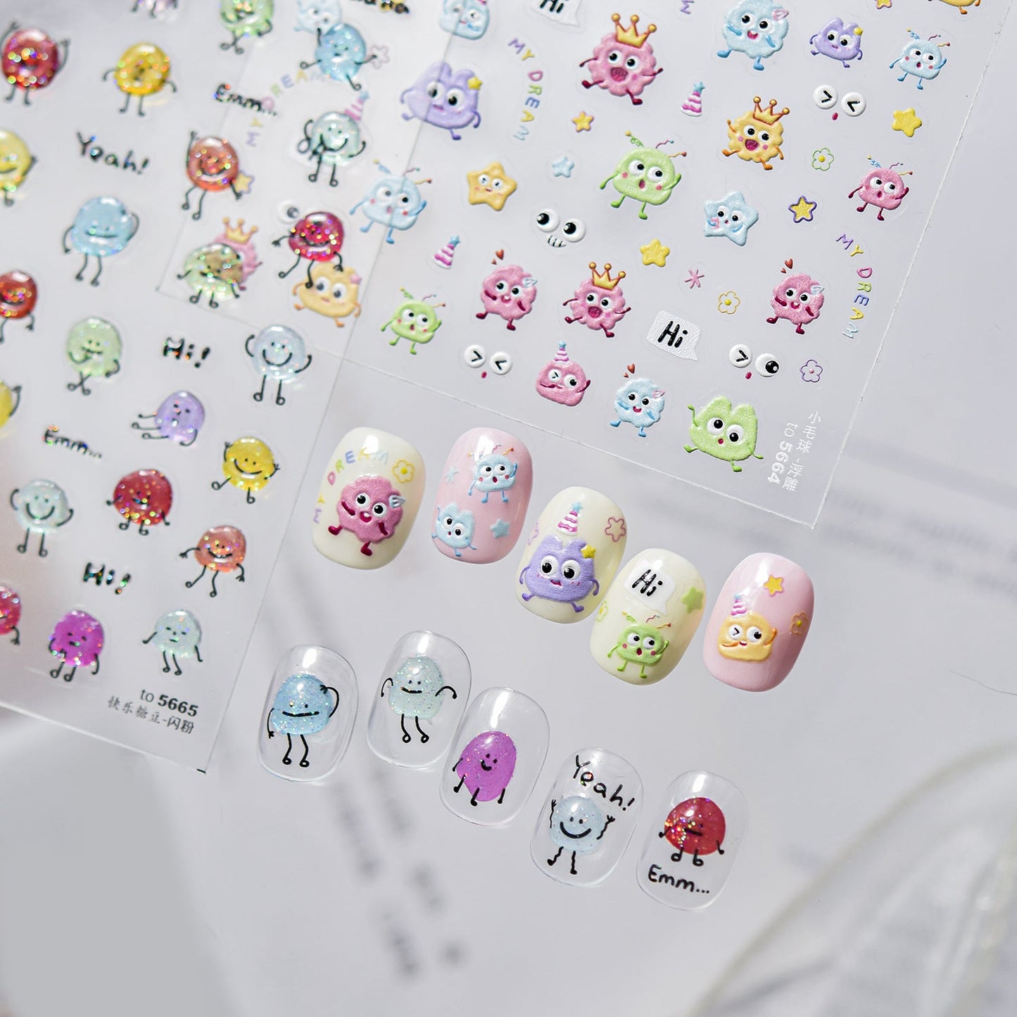 Hello Claws | Dot Graffiti Nail Deco Sticker 