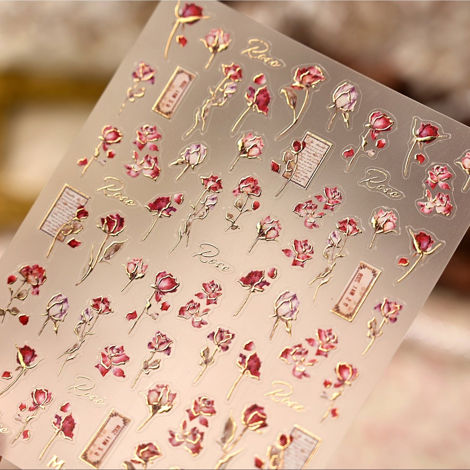 Hello Claws | Romantic Rose Nail Deco Sticker 