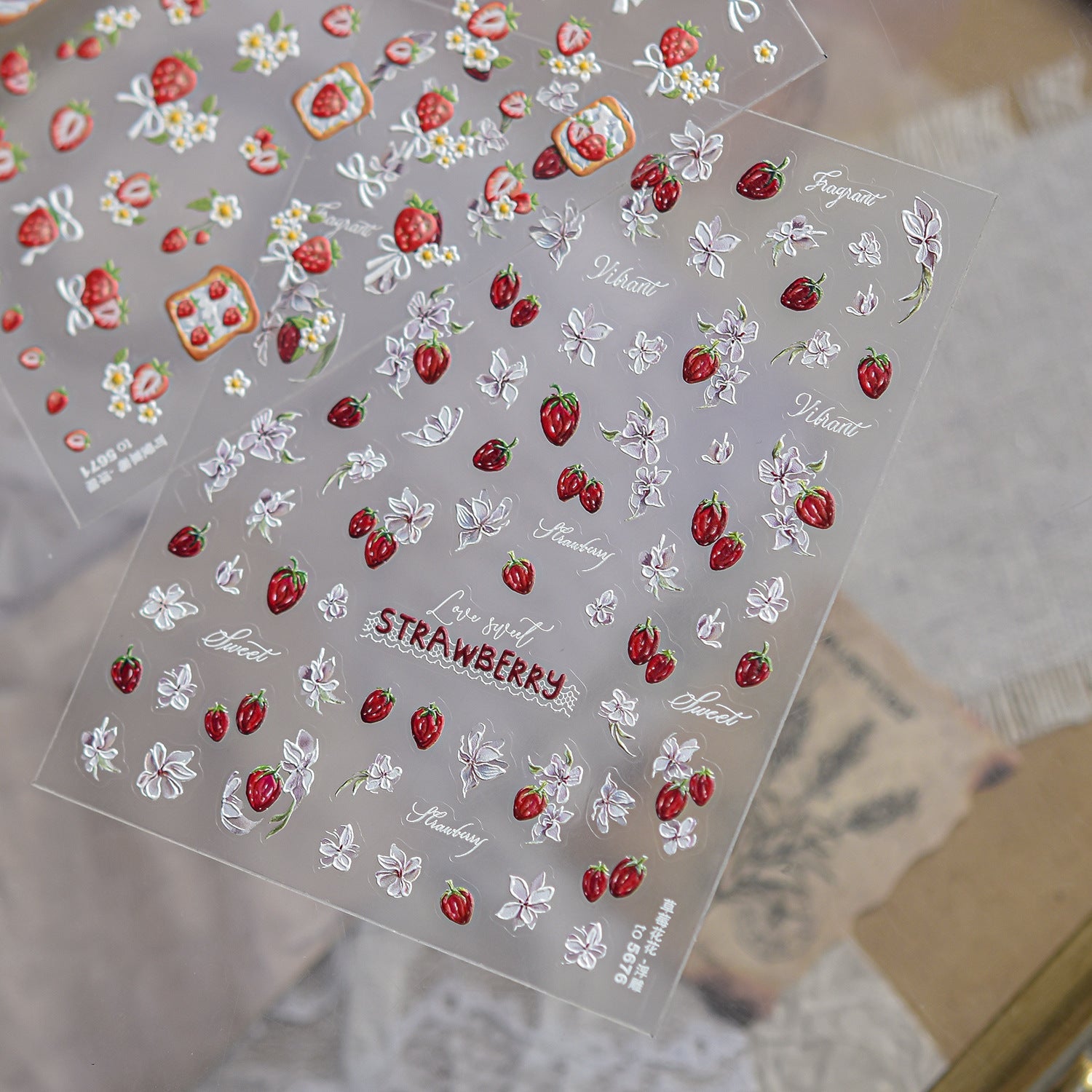 Hello Claws | Strawberry Sweet Nail Deco Sticker 