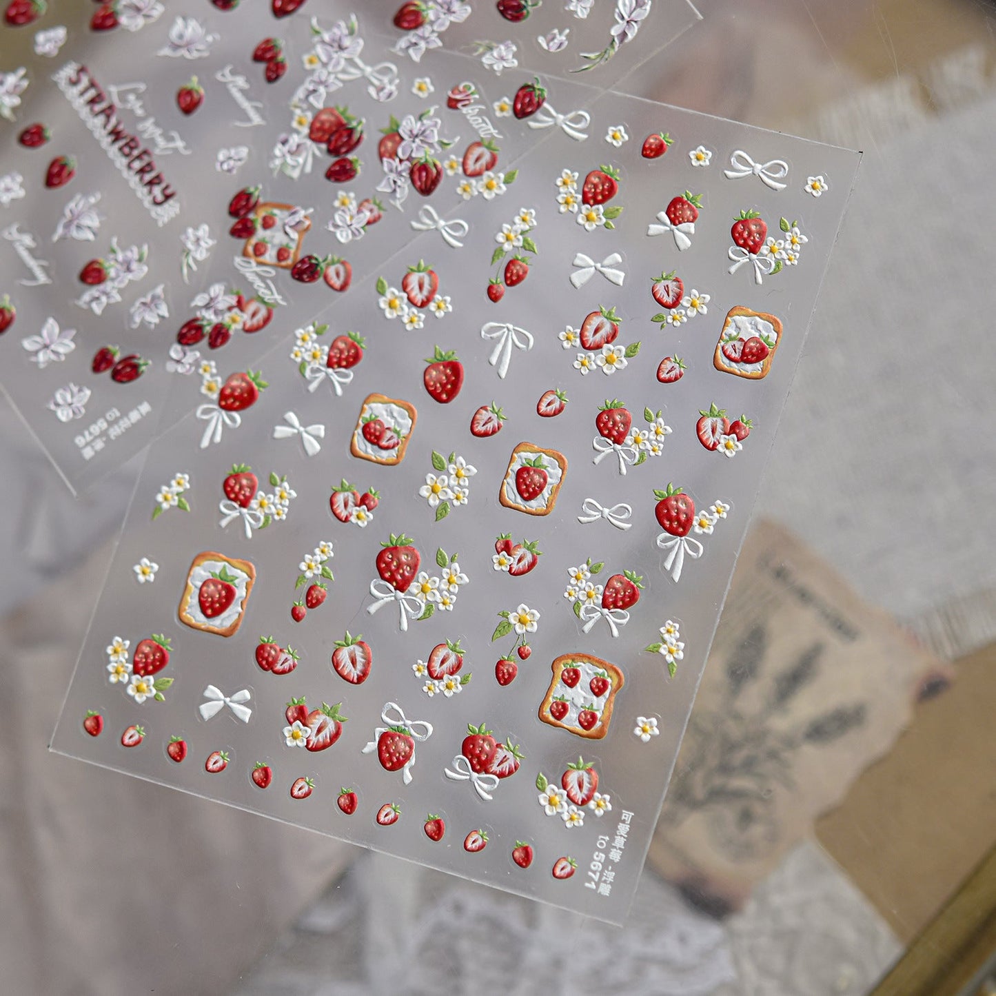 Hello Claws | Strawberry Sweet Nail Deco Sticker 