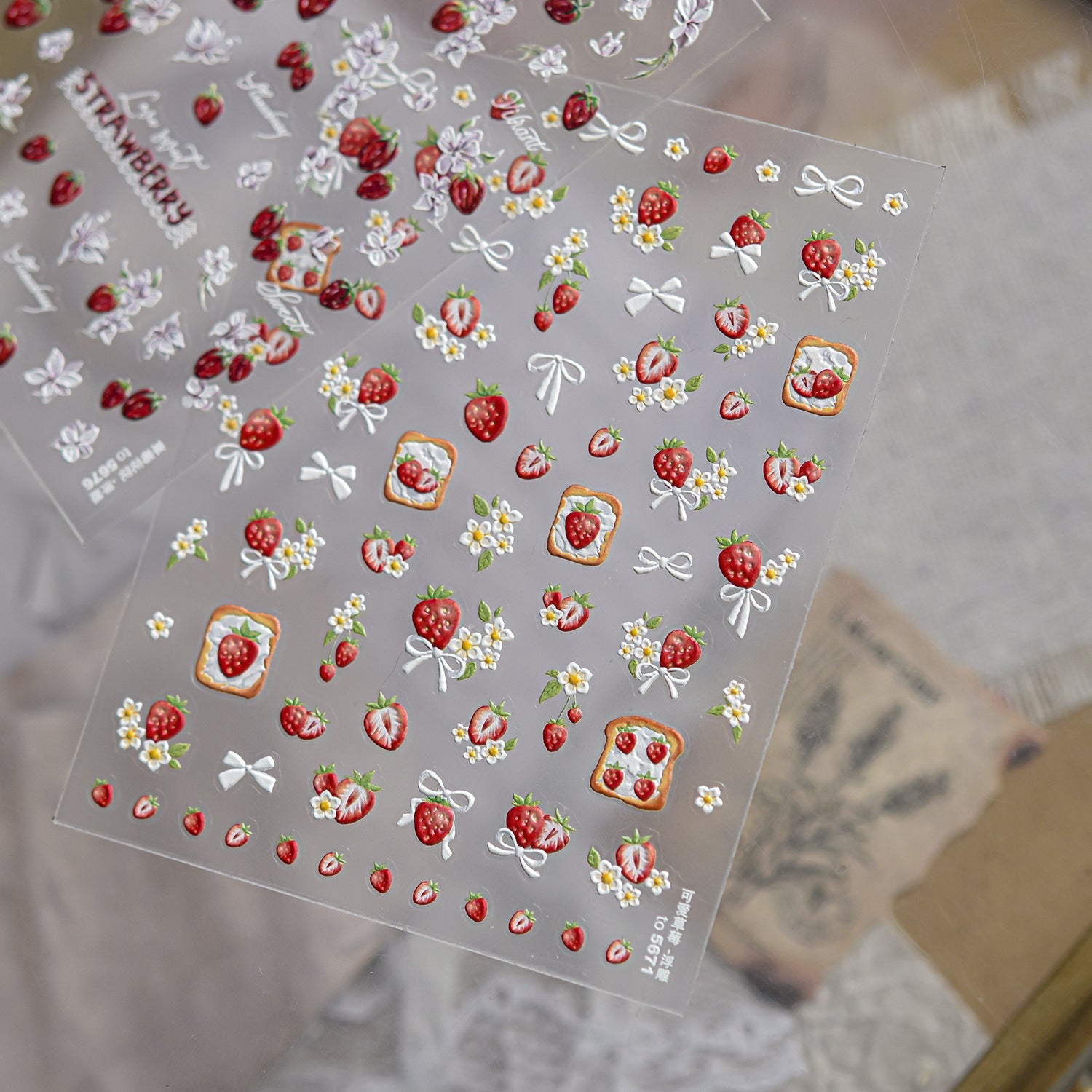 Hello Claws | Strawberry Sweet Nail Deco Sticker 