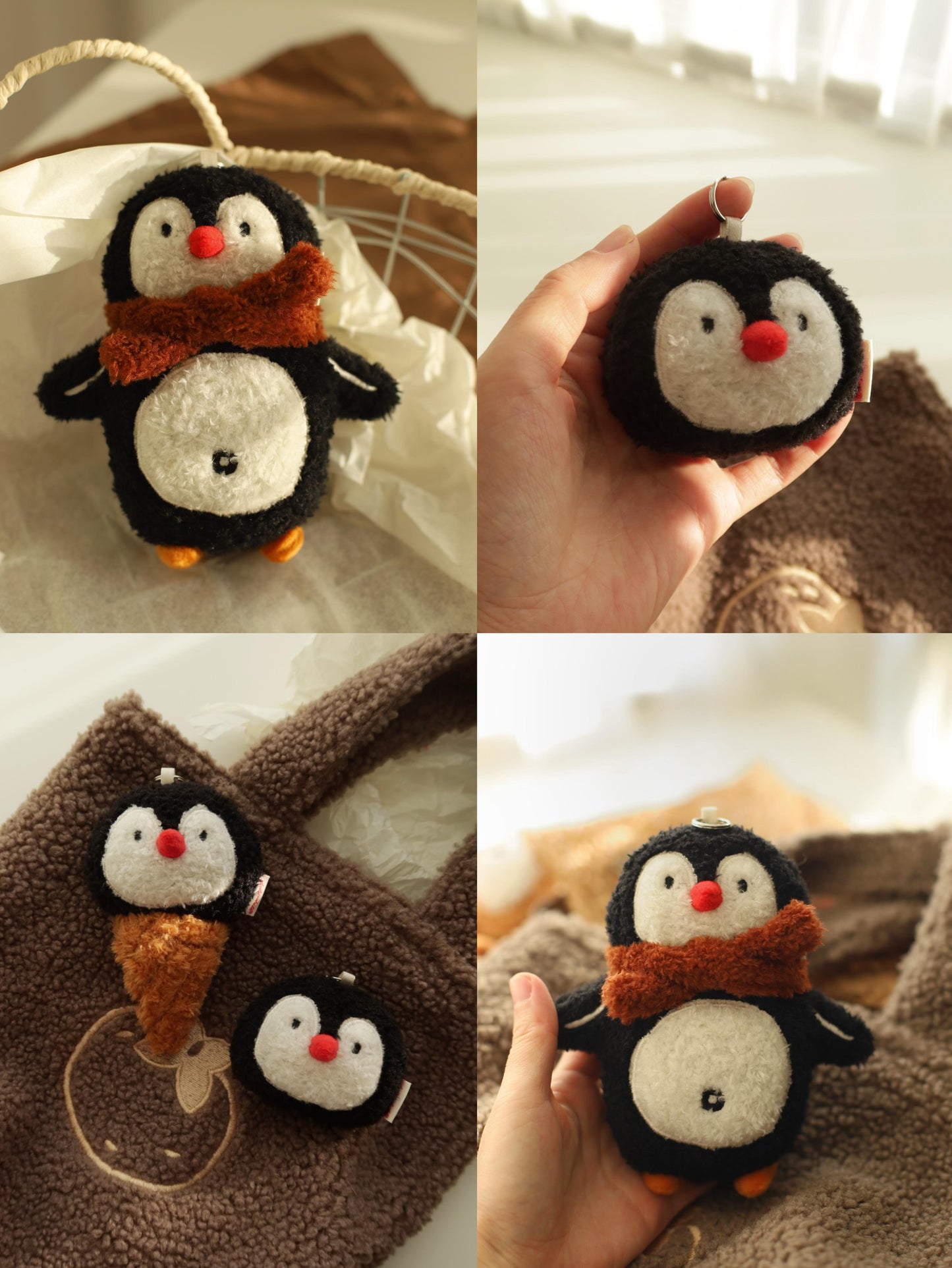 Daily White | Brown Bear Plush Charm