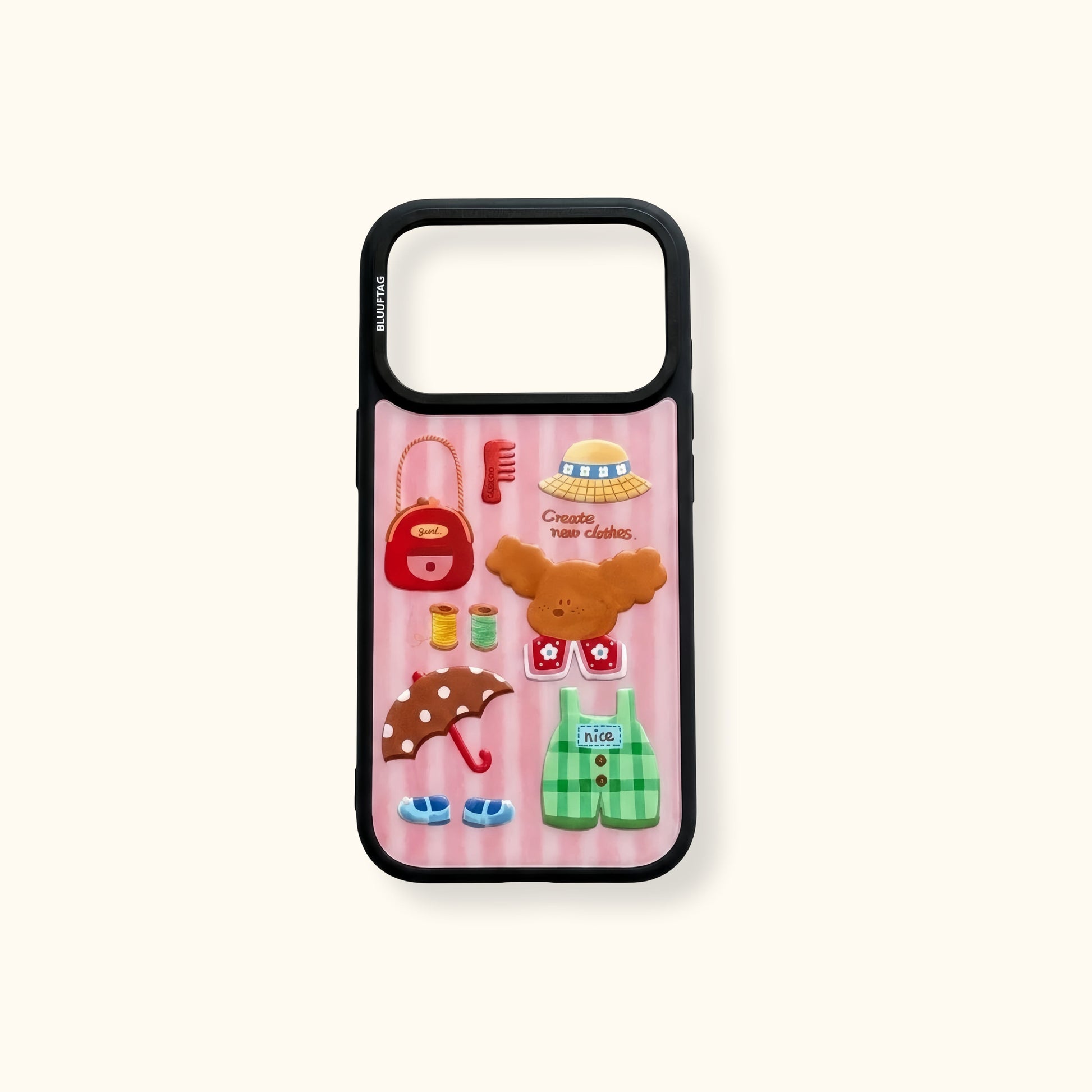 Bluuf Tag | Spring Wardrobe Black Phone Case 