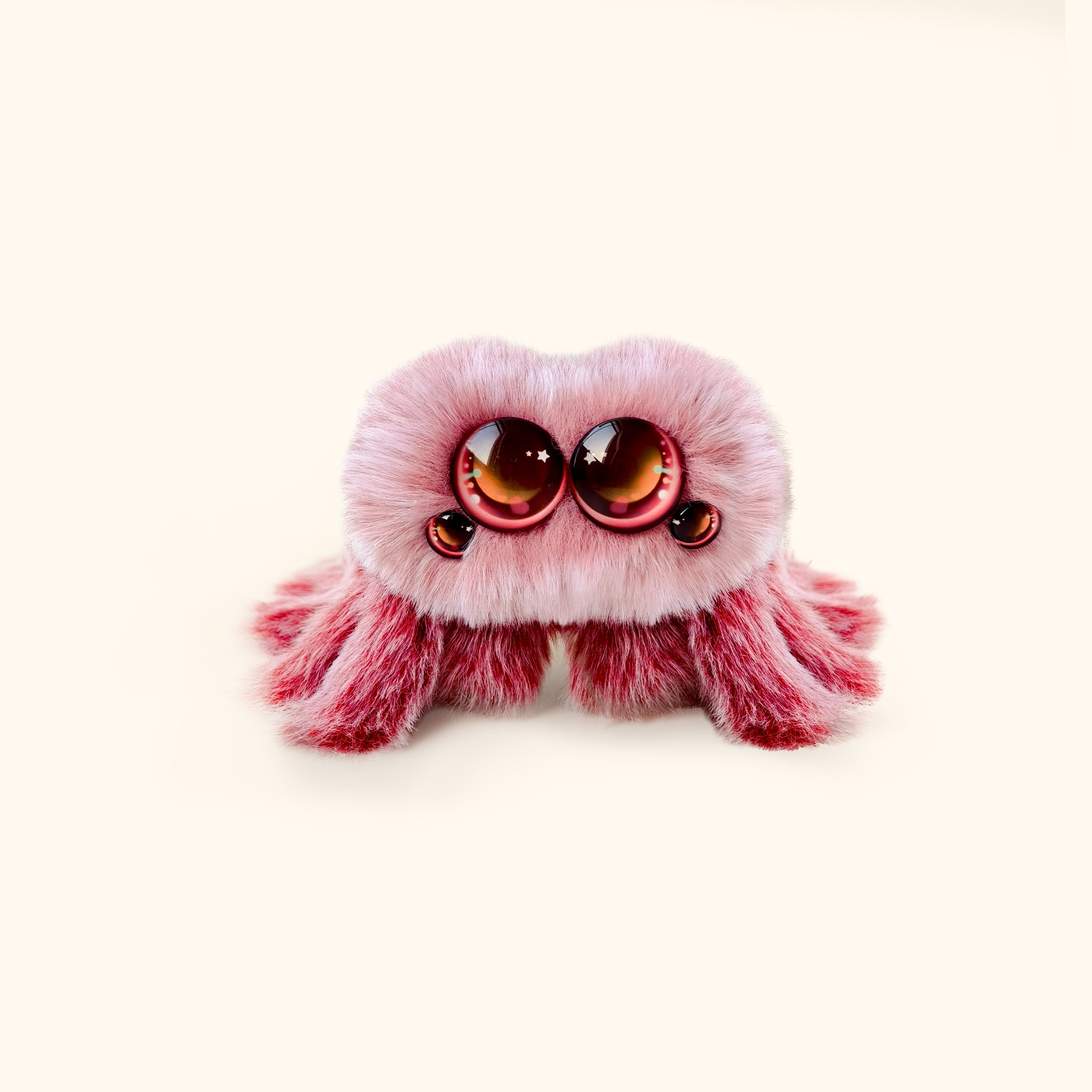 Snowball | Pink Spider Plush Toy – LuLuFun Studio