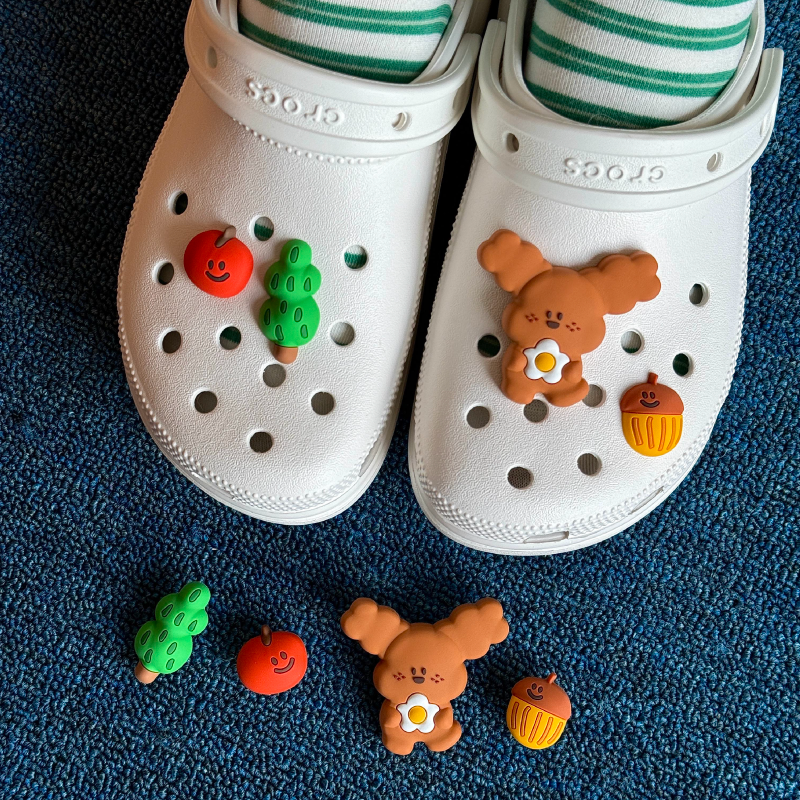 Bluuf Tag | Dog, Acorn, Apple & Tree Shoe Charms