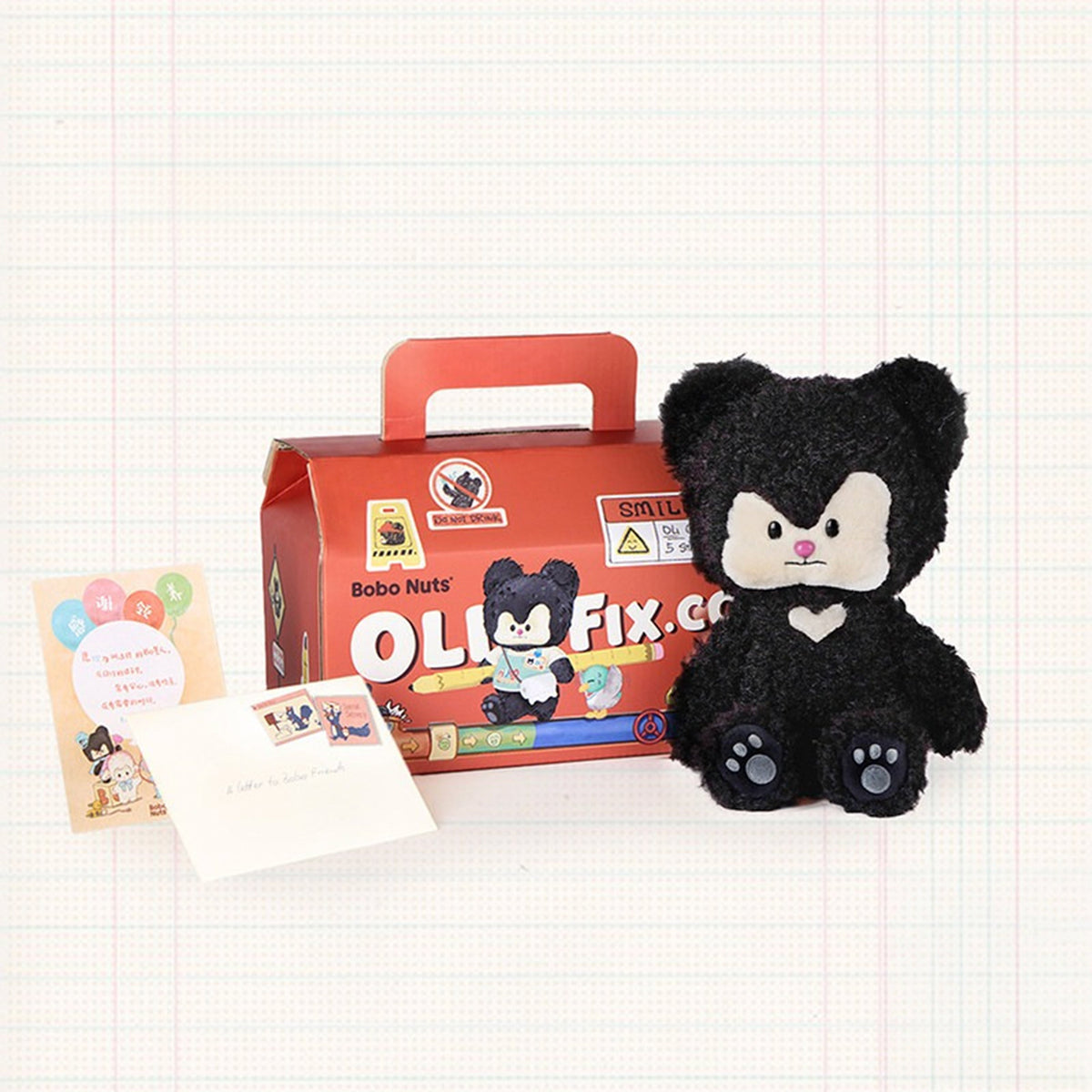 Bobo Nuts | "Oli Fix.Co" Bearly Repairing Plush Toy 