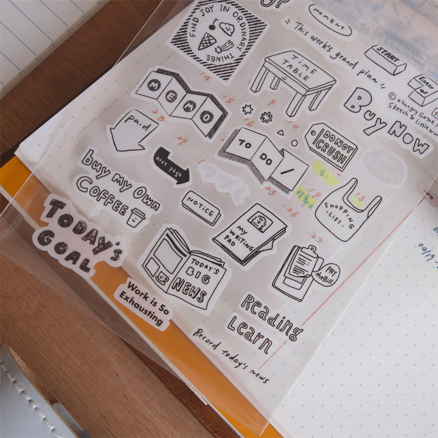 A Gator Life | Sketch & Little Words Sticker