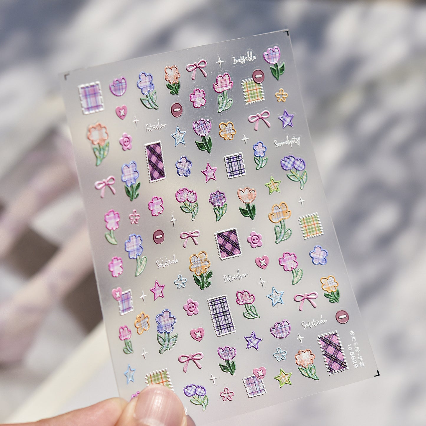 Hello Claws | Spring Patchwork Nail Deco Sticker