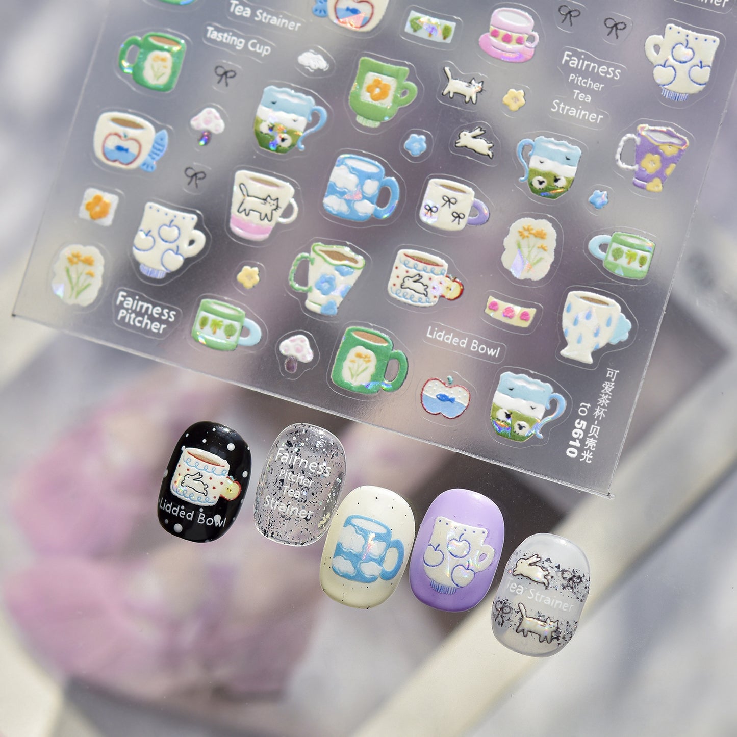 Hello Claws | Spring Patchwork Nail Deco Sticker