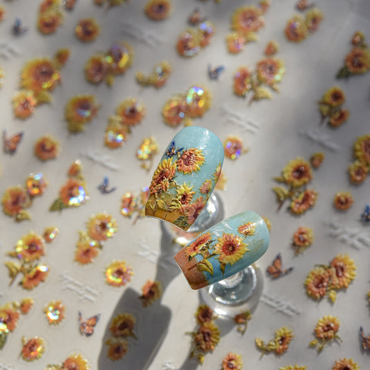 Hello Claws | Sunflower Nail Deco Sticker 