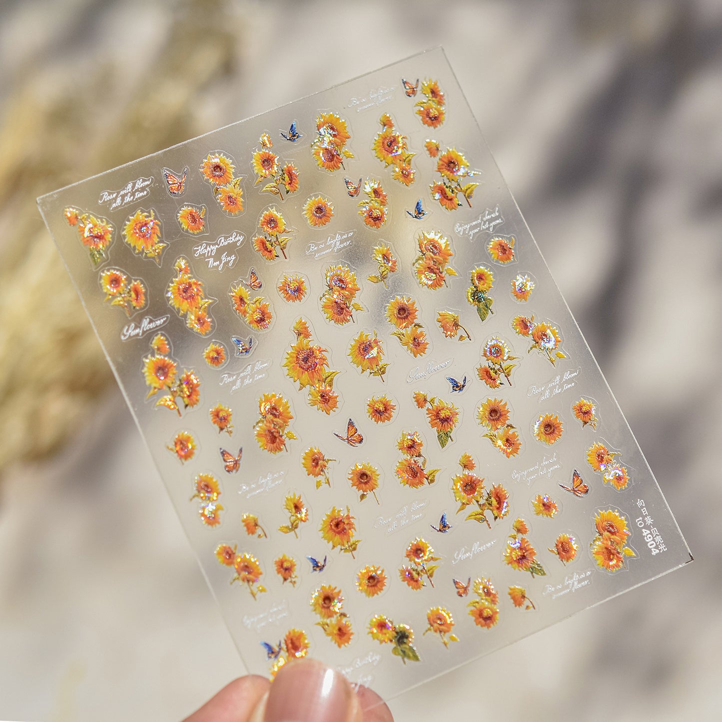 Hello Claws | Sunflower Nail Deco Sticker