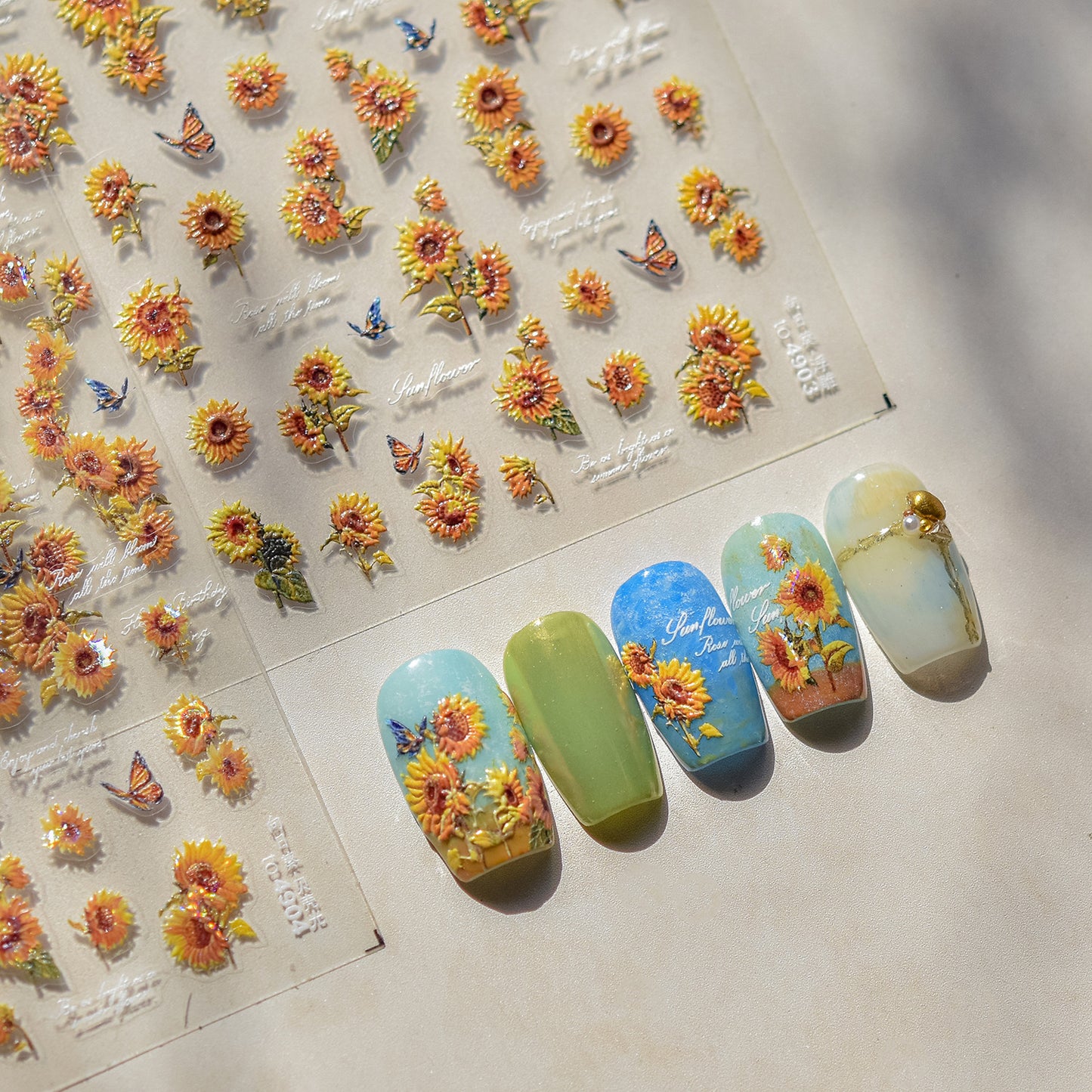 Hello Claws | Sunflower Nail Deco Sticker