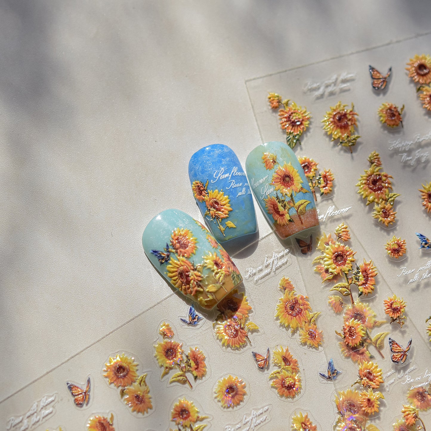 Hello Claws | Sunflower Nail Deco Sticker