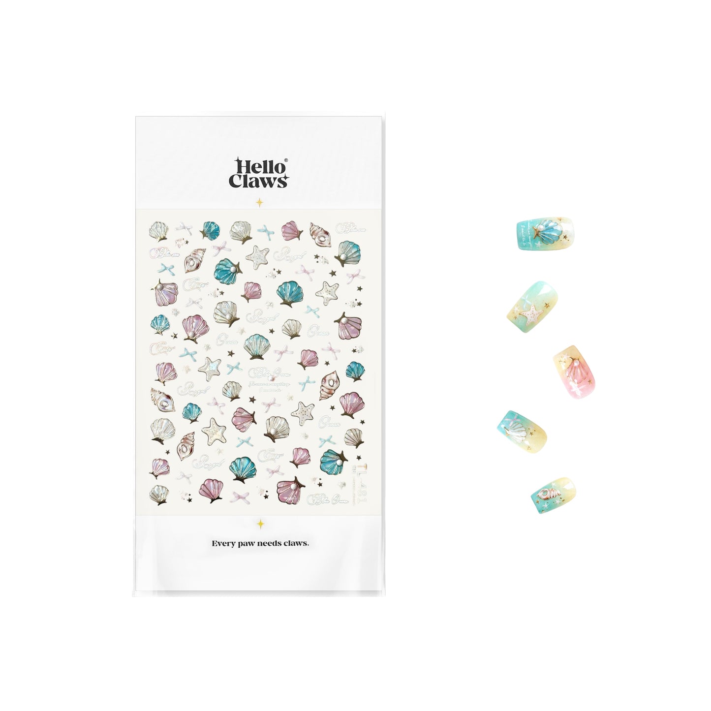 Hello Claws | Summer Ocean Salty Nail Deco Sticker 