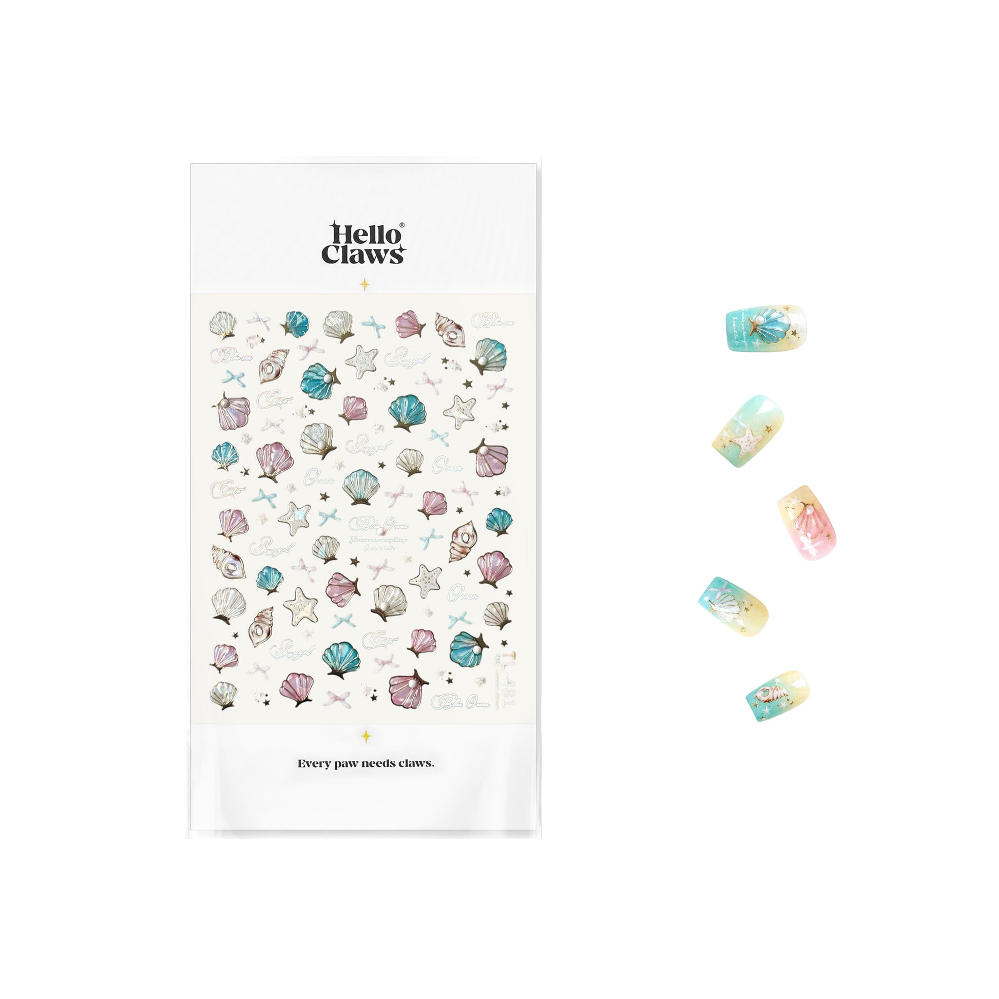 Hello Claws | Summer Ocean Salty Nail Deco Sticker 