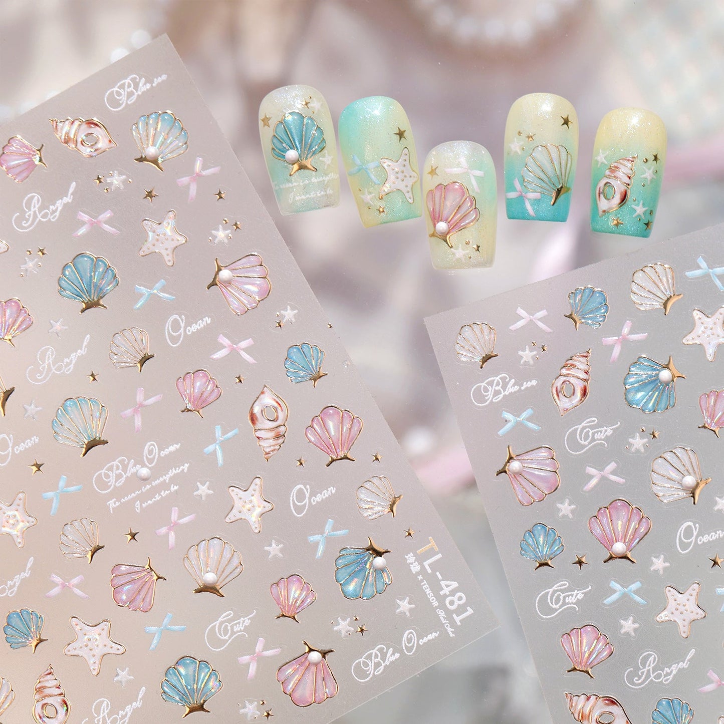 Hello Claws | Summer Ocean Salty Nail Deco Sticker 