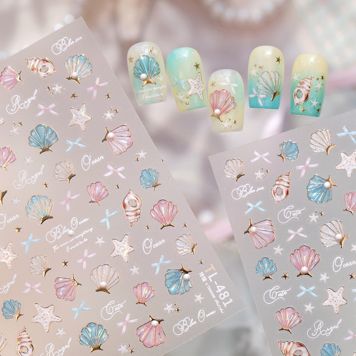 Hello Claws | Summer Ocean Salty Nail Deco Sticker 
