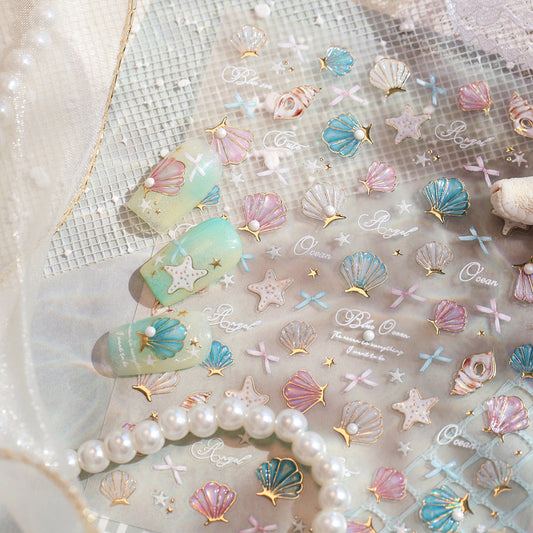 Hello Claws | Summer Ocean Salty Nail Deco Sticker 