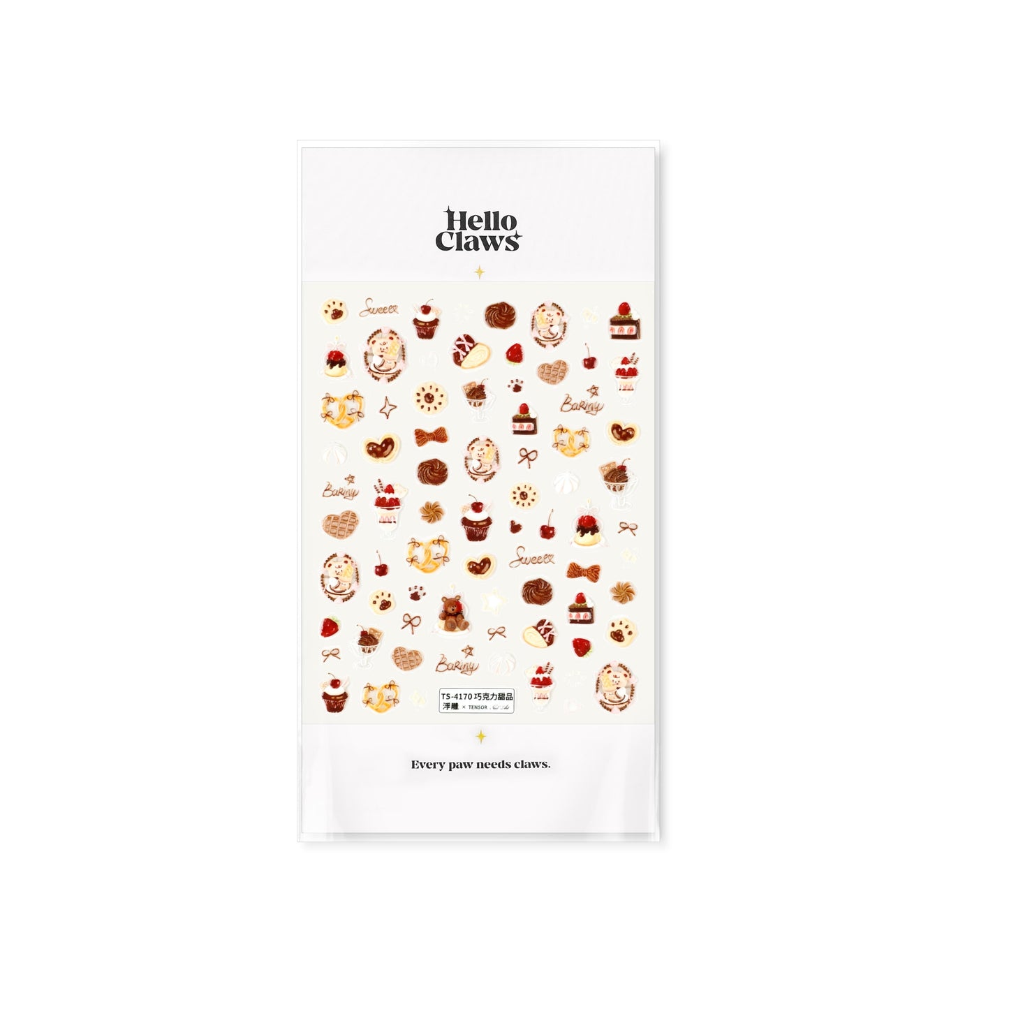 Hello Claws | Bear Desserts Nail Deco Sticker