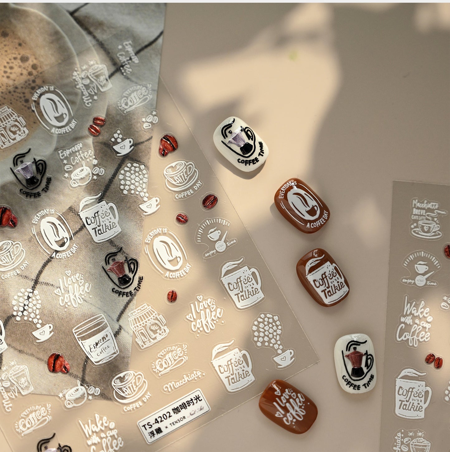 Hello Claws | Coffee Time Nail Deco Sticker