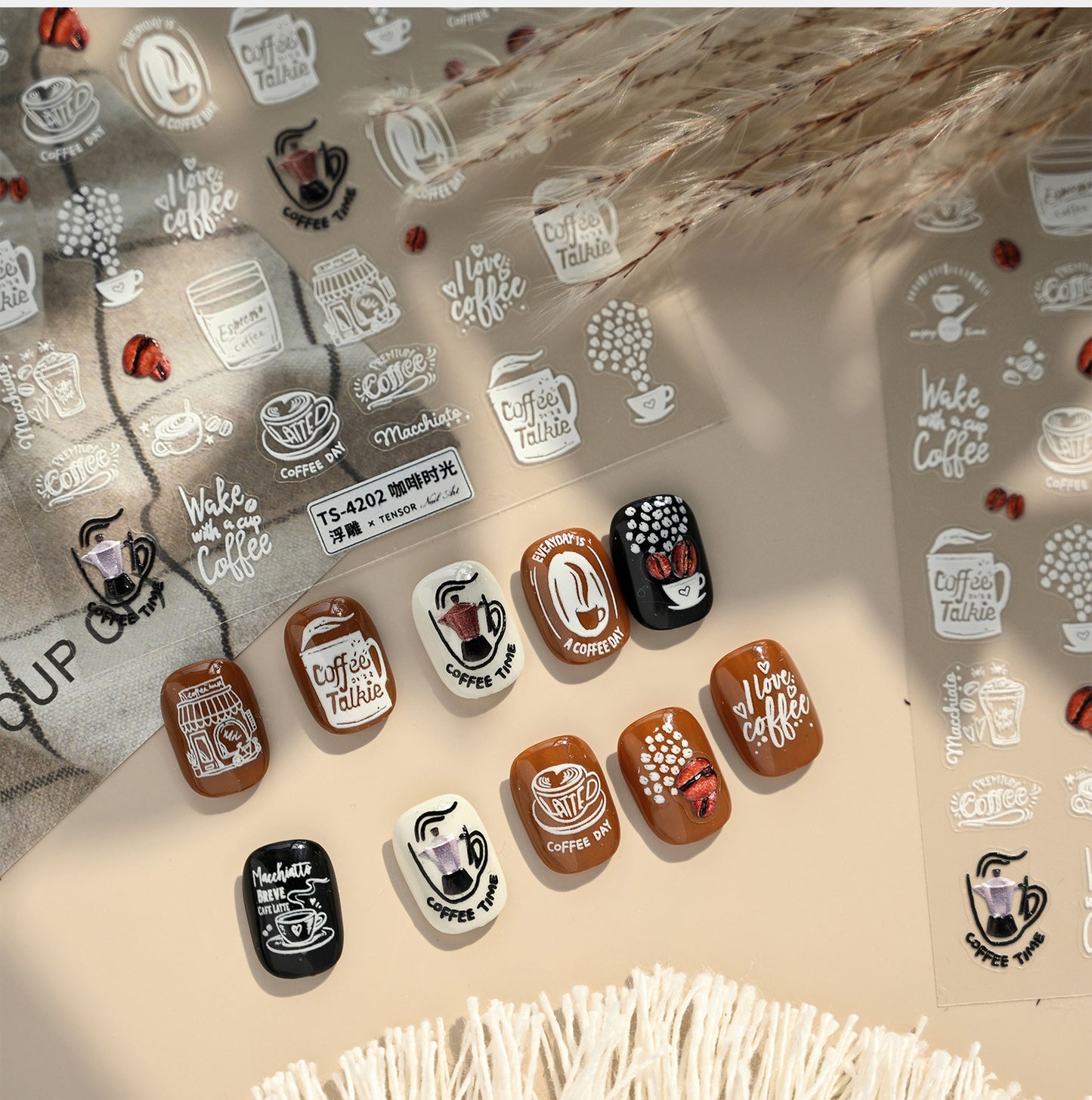 Hello Claws | Coffee Time Nail Deco Sticker