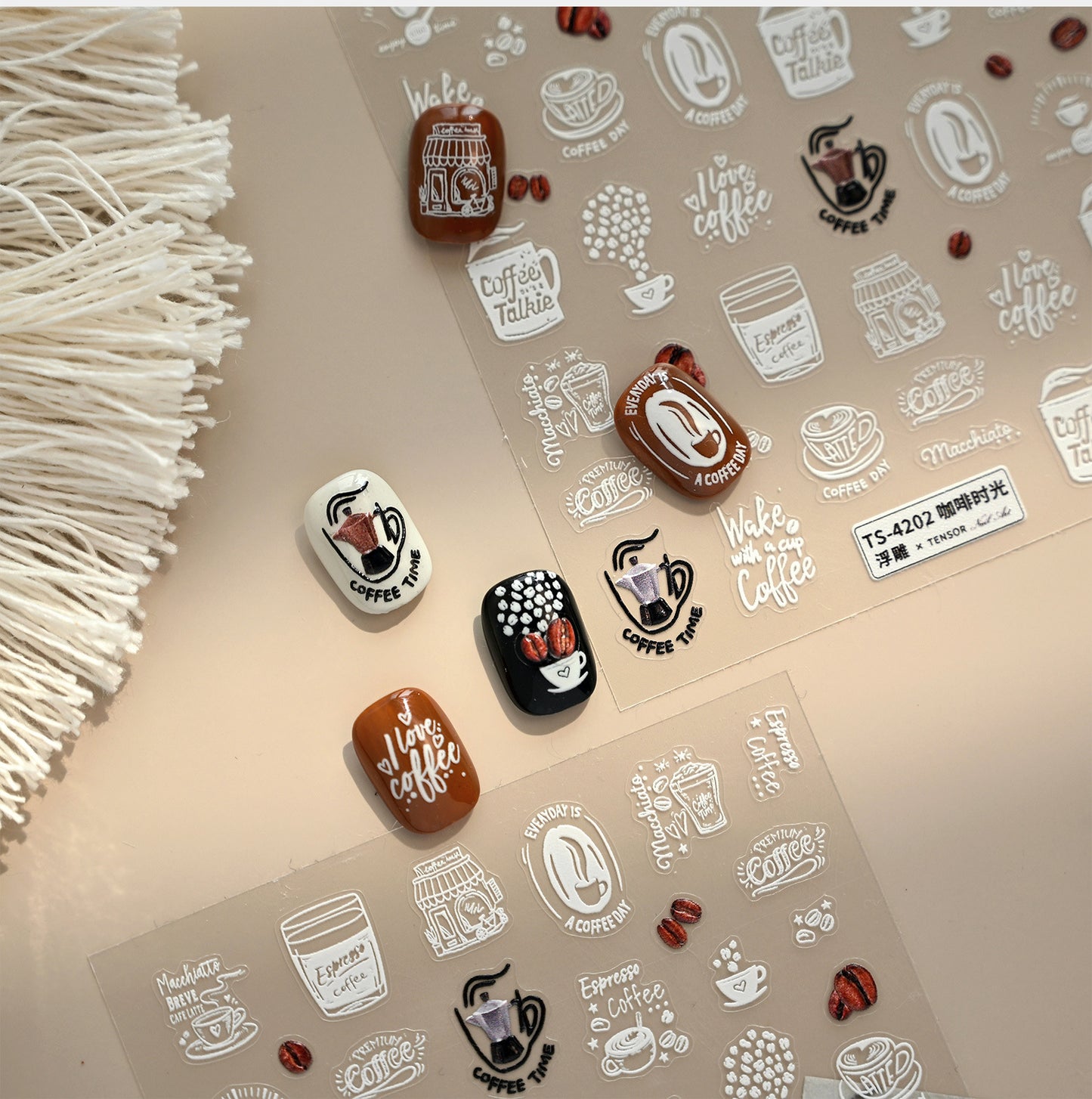 Hello Claws | Coffee Time Nail Deco Sticker