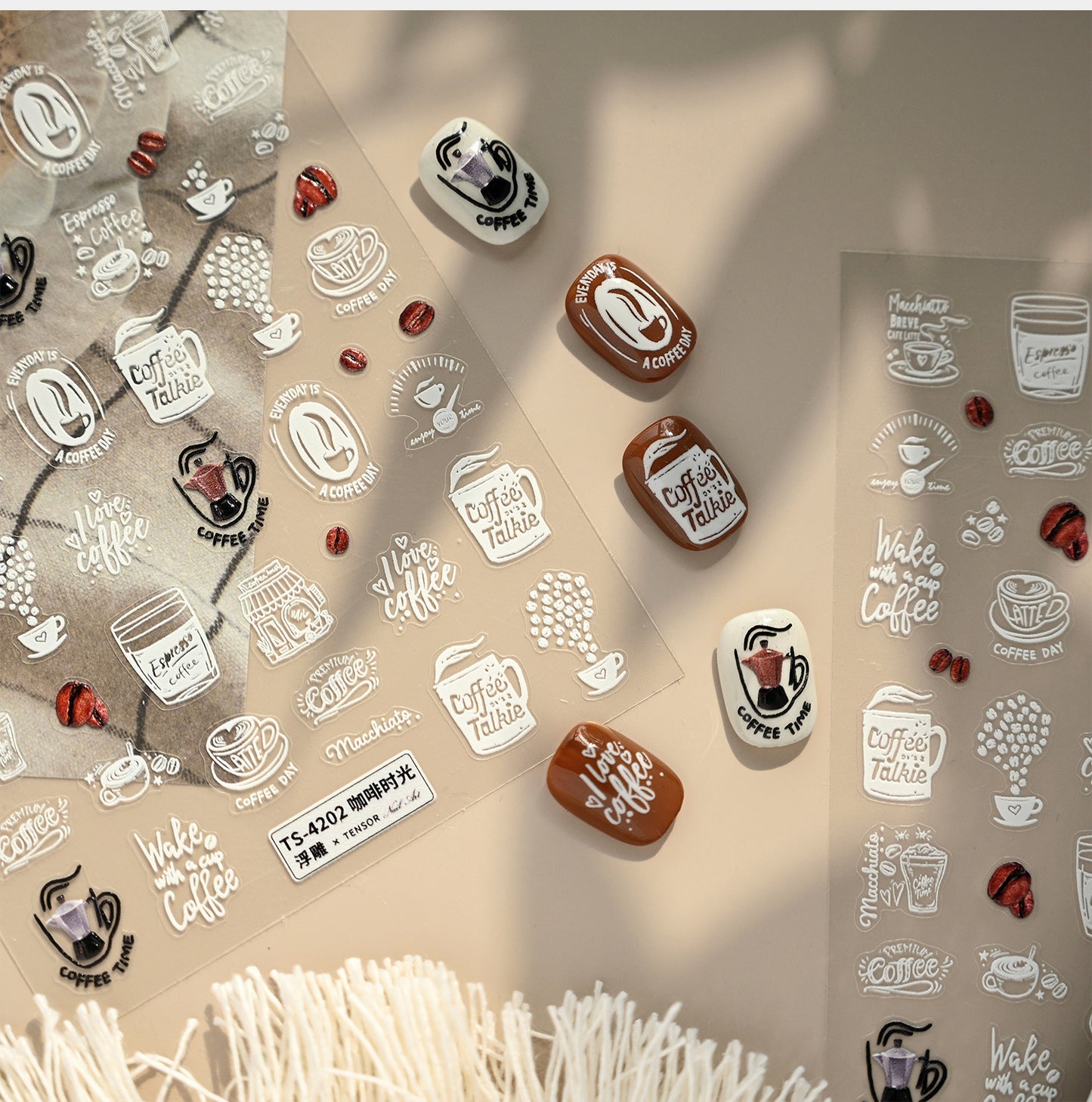 Hello Claws | Coffee Time Nail Deco Sticker