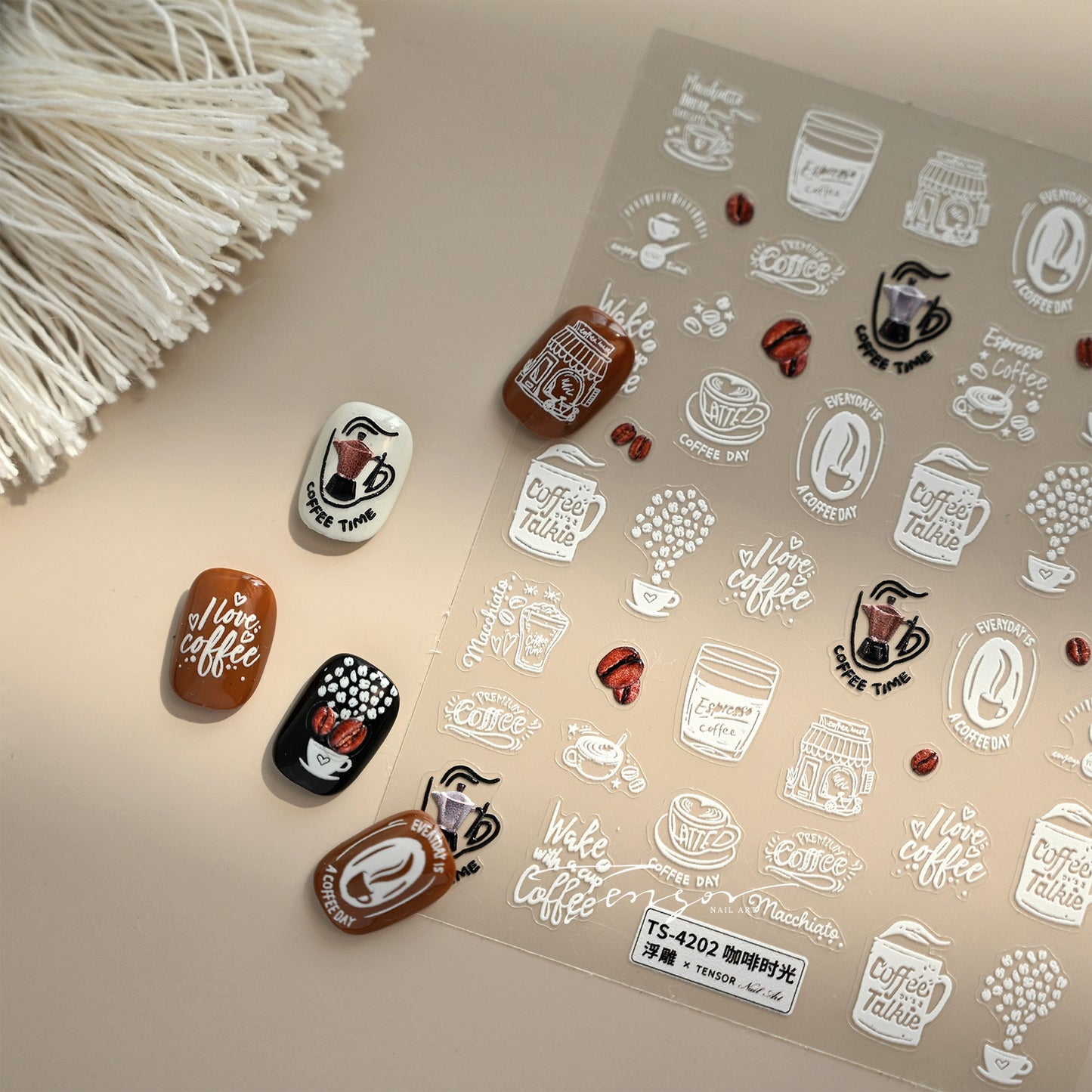 Hello Claws | Coffee Time Nail Deco Sticker