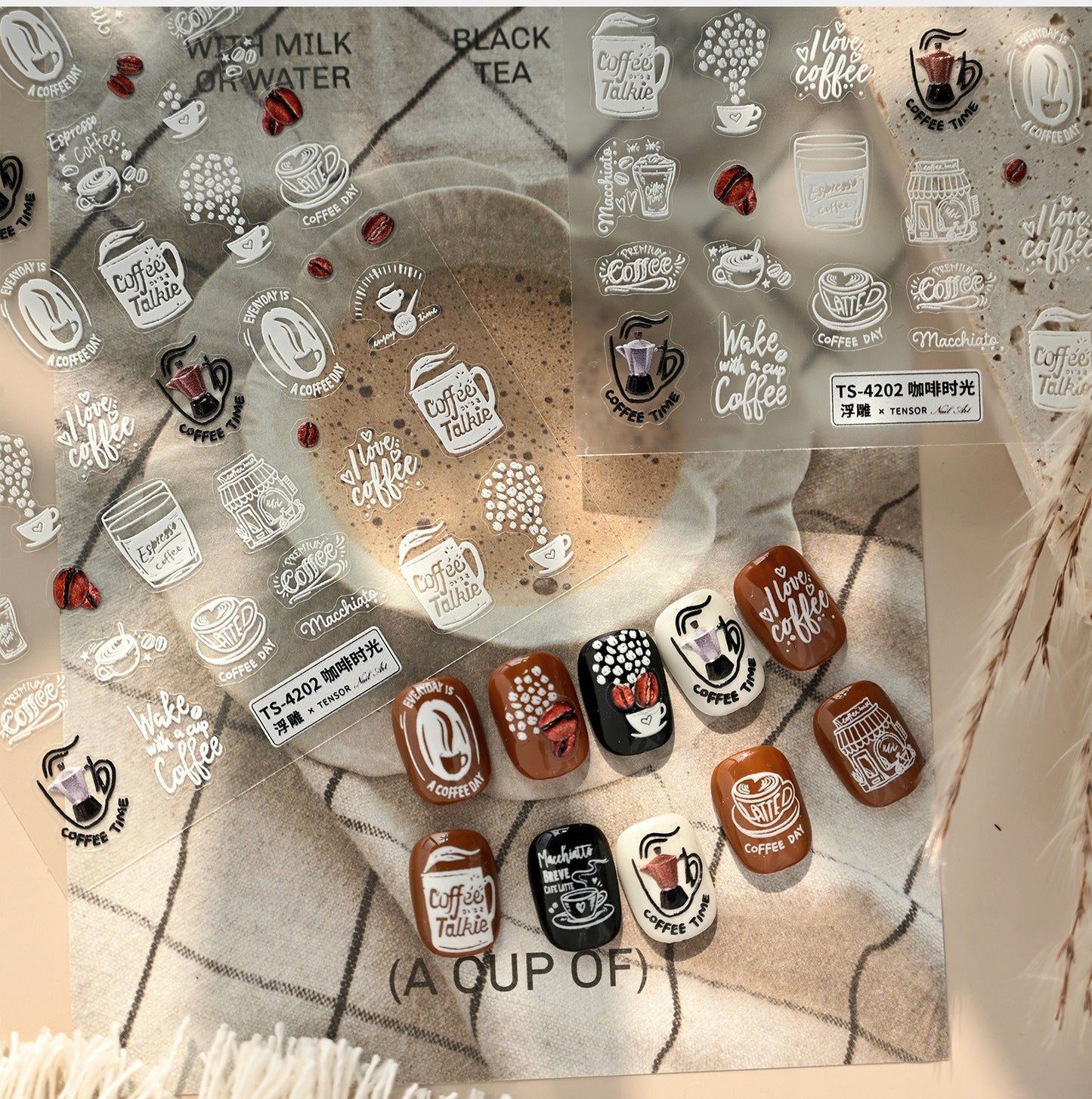 Hello Claws | Coffee Time Nail Deco Sticker