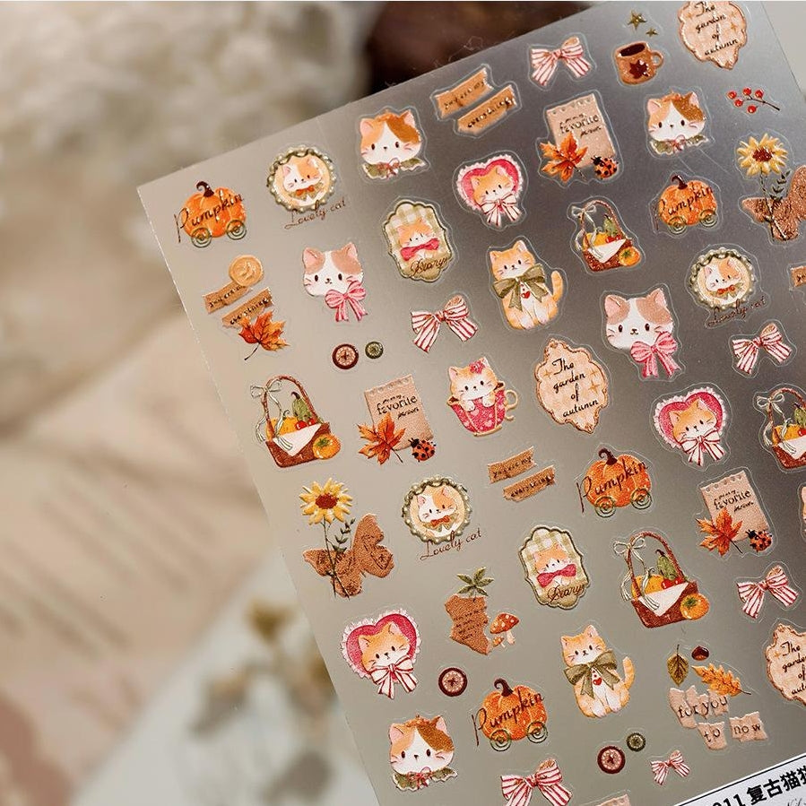 Hello Claws | Vintage Kitty Nail Deco Sticker