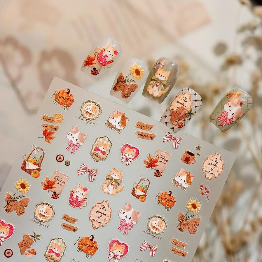 Hello Claws | Vintage Kitty Nail Deco Sticker