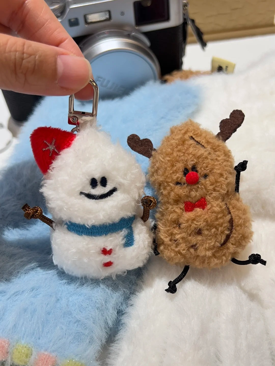 Unbeständiger Plan | Mini-Erdnuss-Weihnachtsschlüsselanhänger