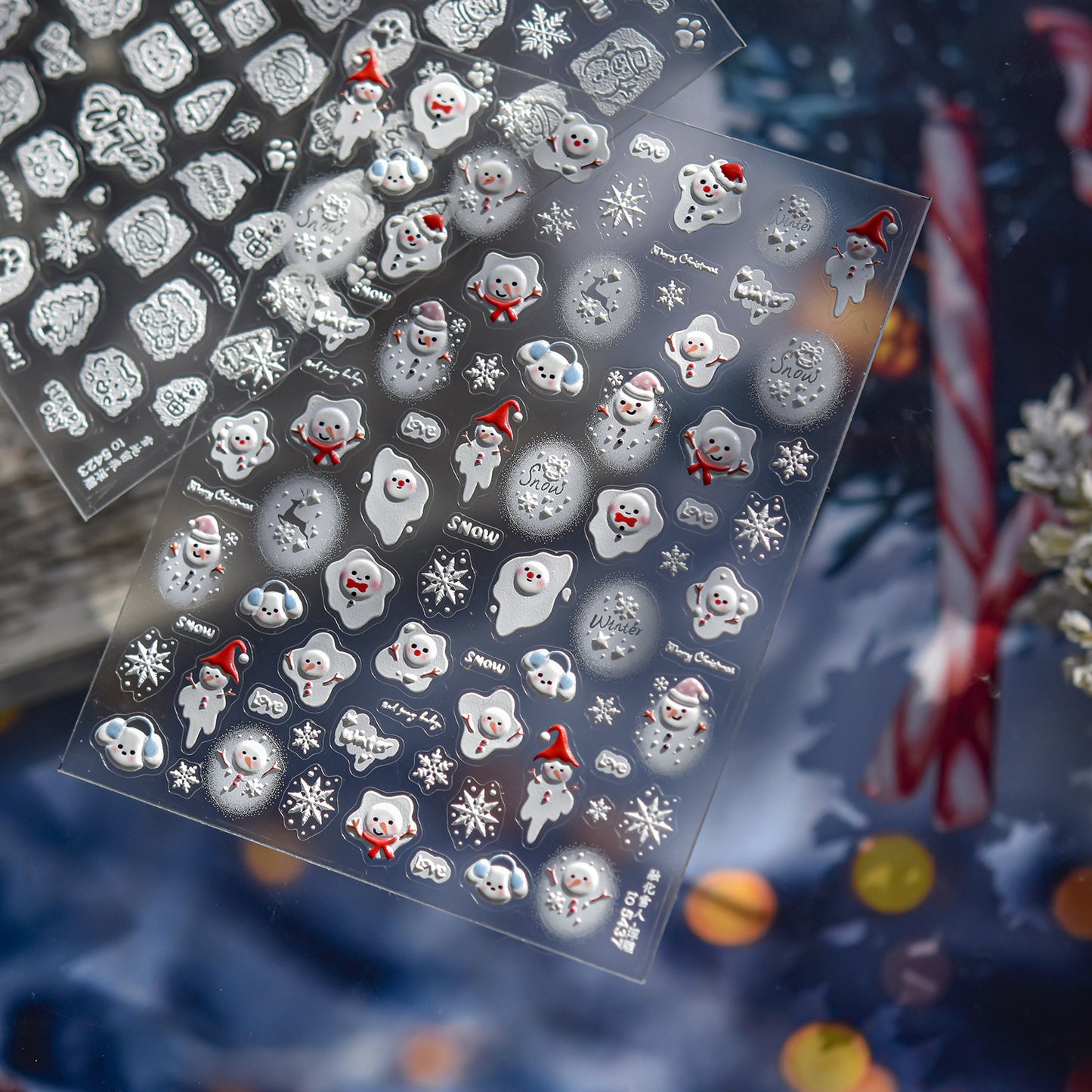 Hello Claws | Snow Nail Deco Sticker