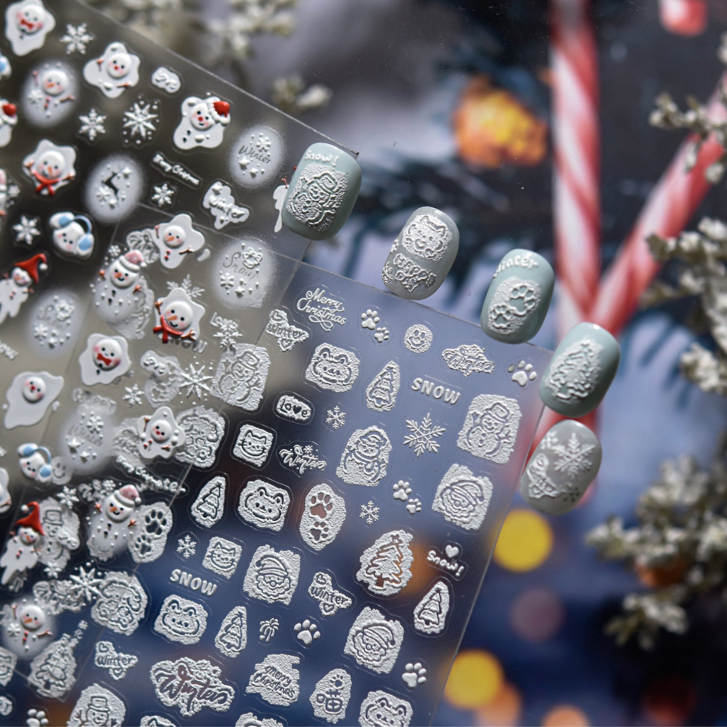 Hello Claws | Snow Nail Deco Sticker