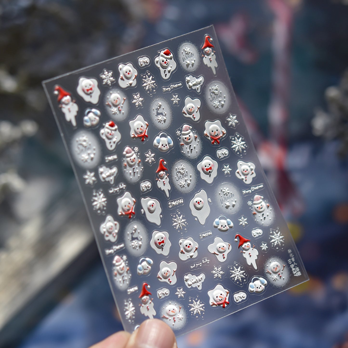 Hello Claws | Snow Nail Deco Sticker