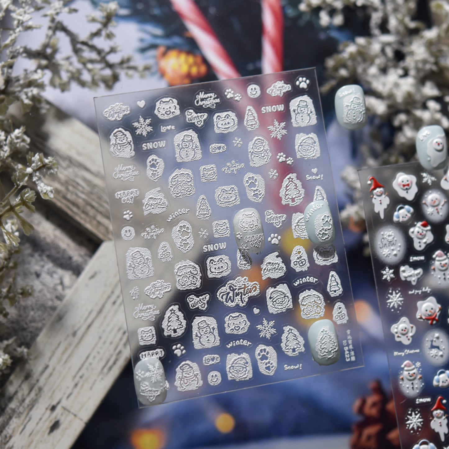 Hello Claws | Snow Nail Deco Sticker