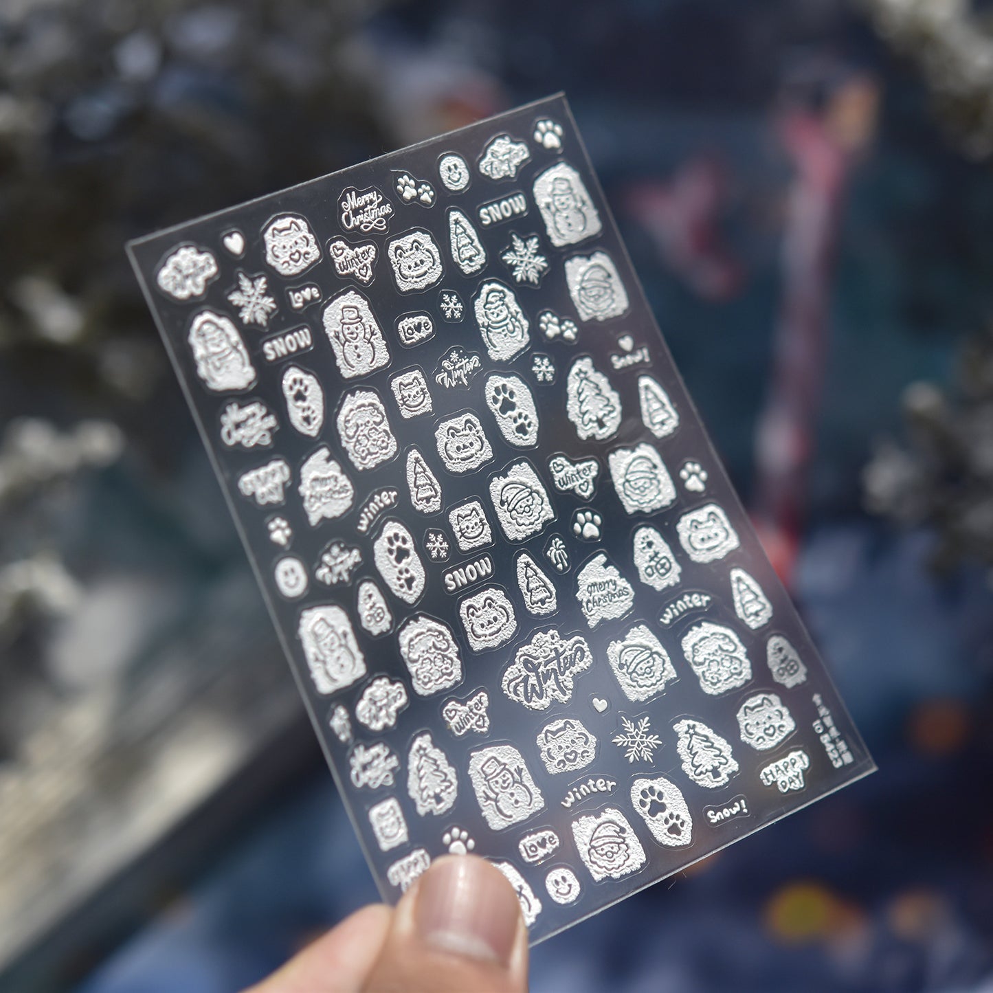 Hello Claws | Snow Nail Deco Sticker