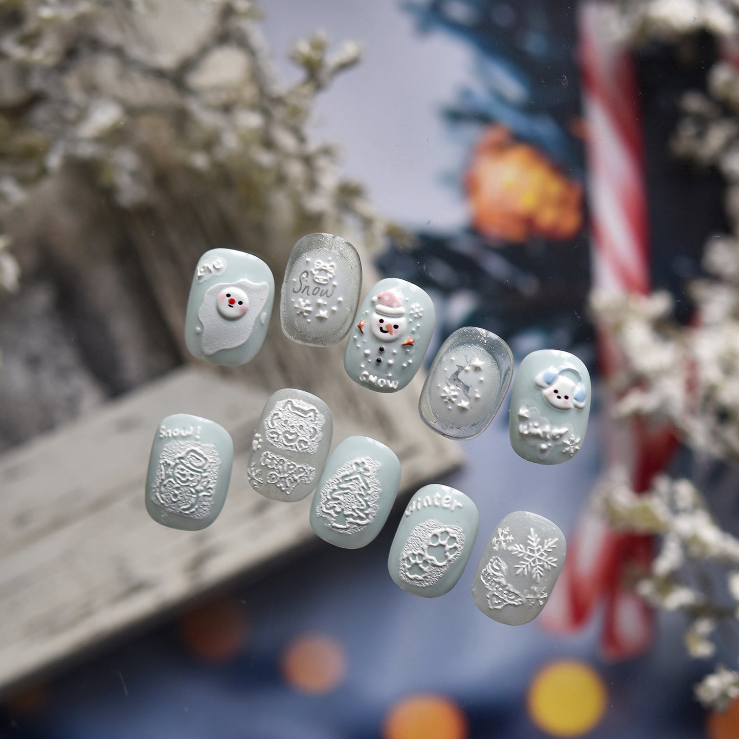 Hello Claws | Snow Nail Deco Sticker