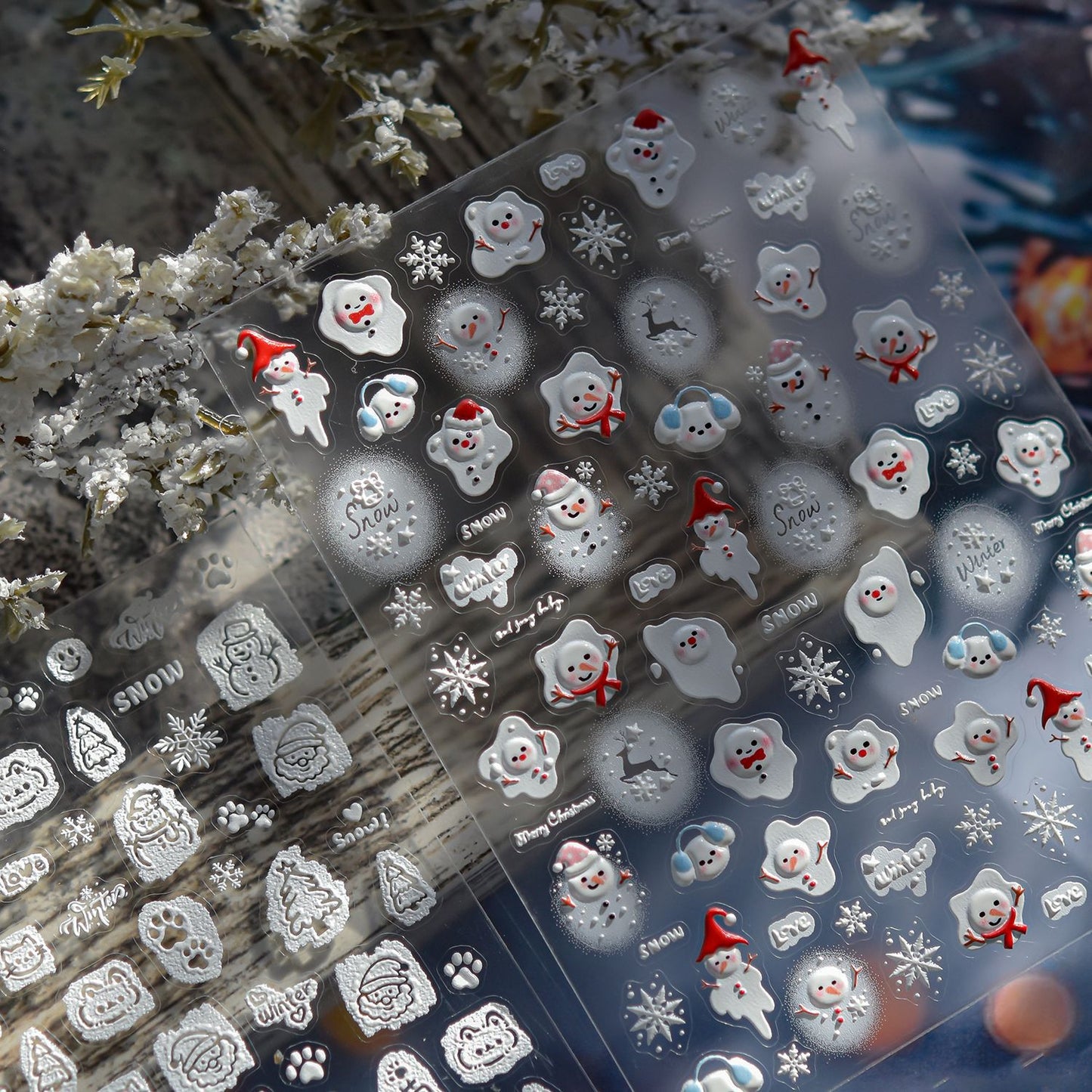 Hello Claws | Snow Nail Deco Sticker