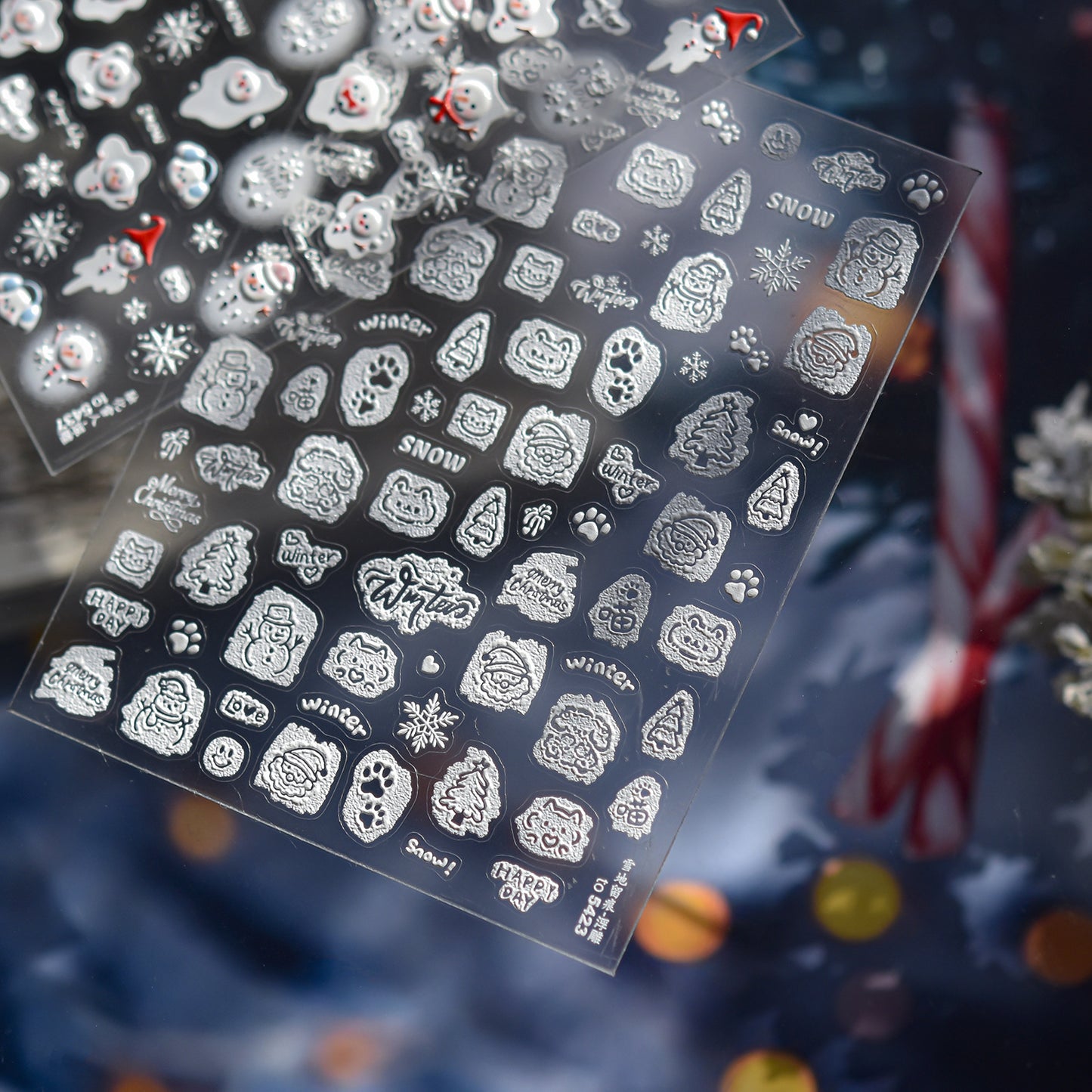 Hello Claws | Snow Nail Deco Sticker