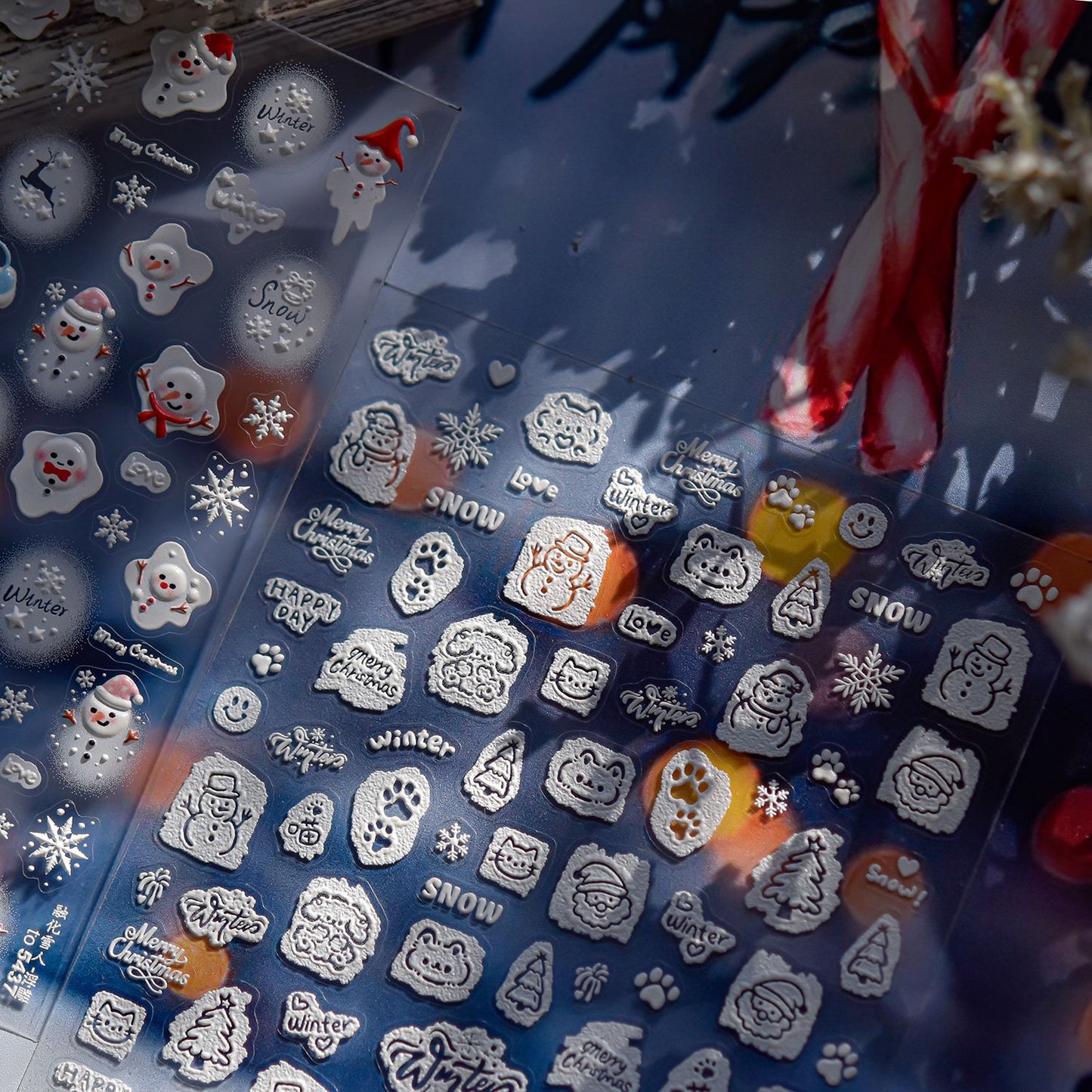 Hello Claws | Snow Nail Deco Sticker