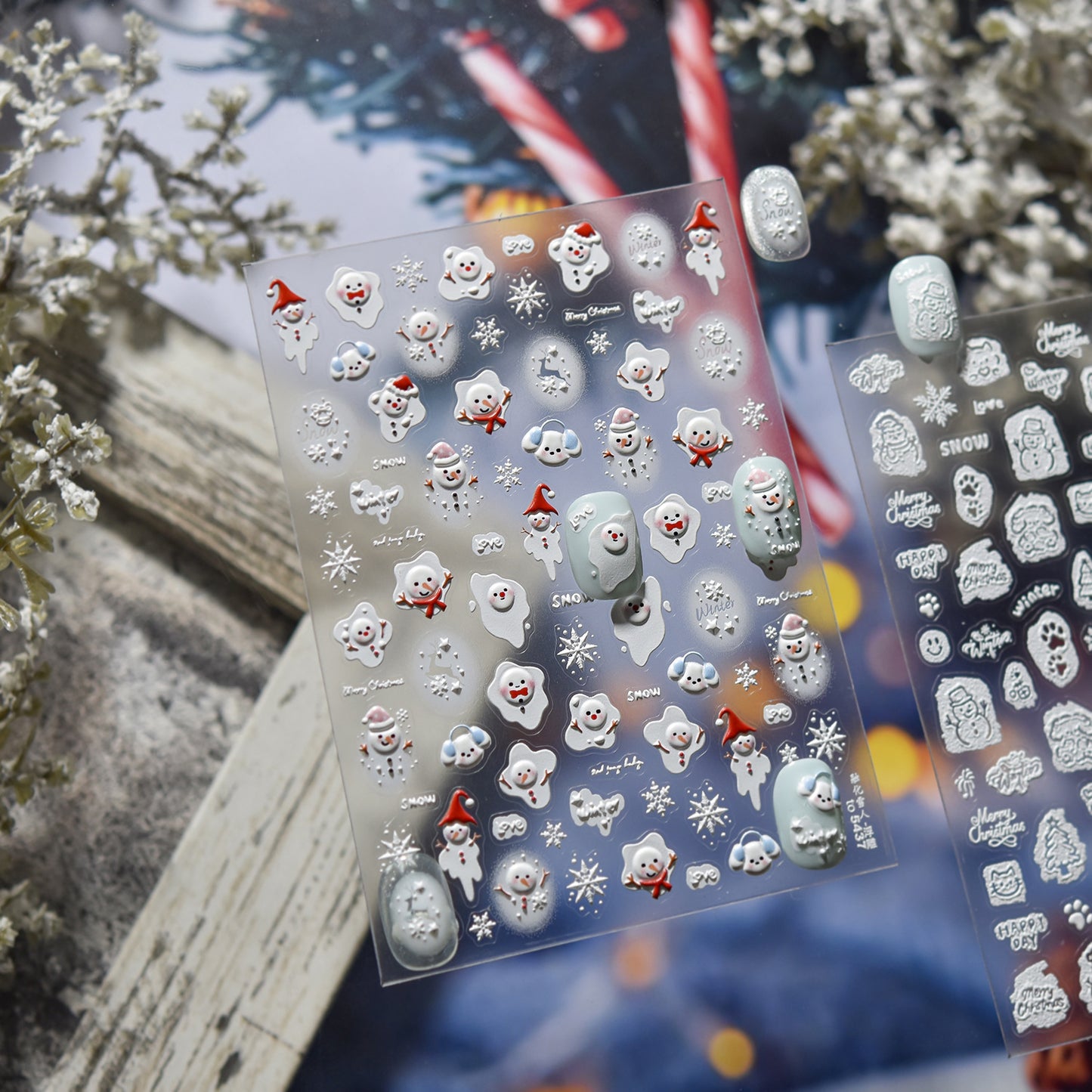 Hello Claws | Snow Nail Deco Sticker