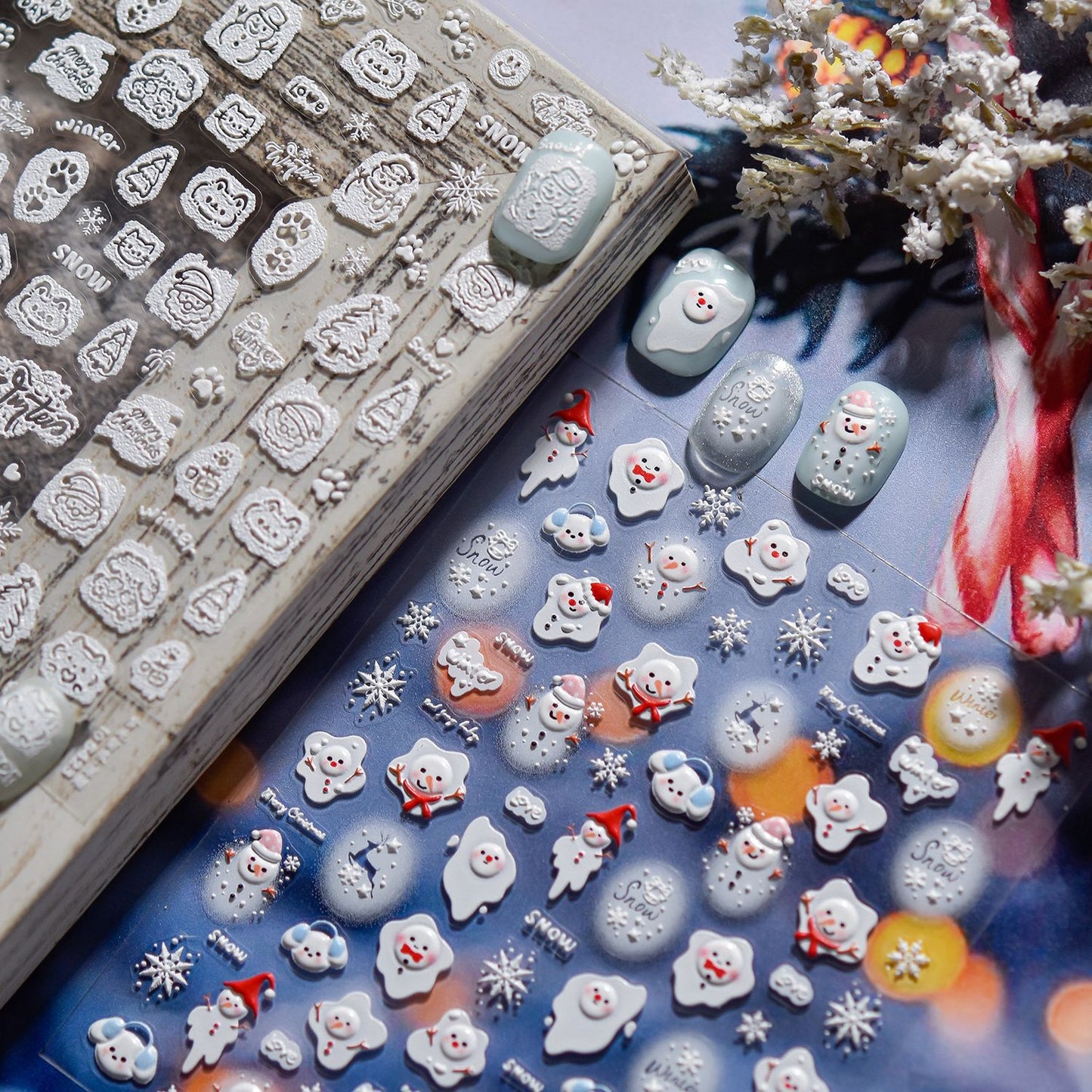 Hello Claws | Snow Nail Deco Sticker