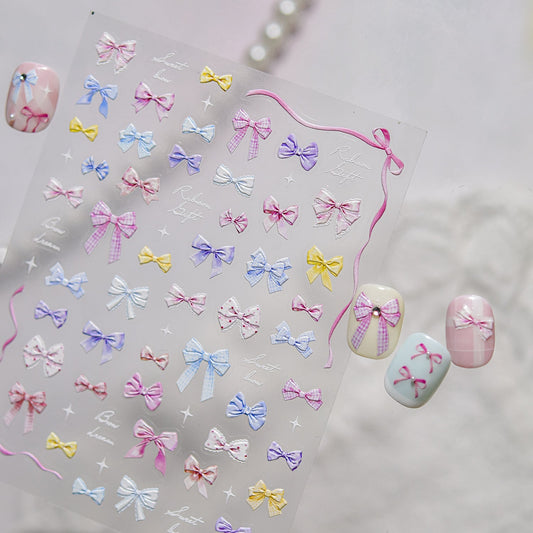 Hello Claws | Bowknot Dream Nail Deco Sticker 