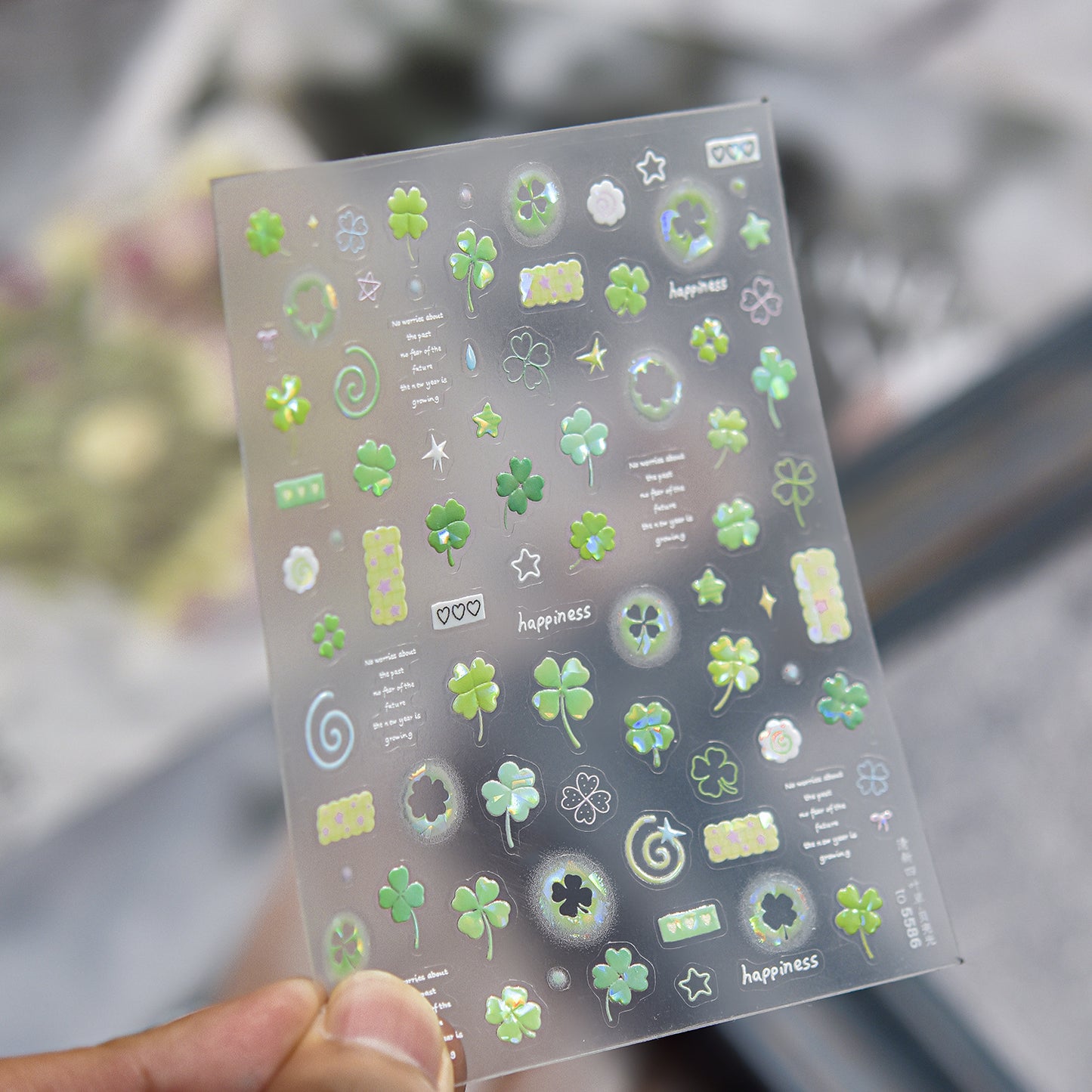 Hello Claws | Four-leaf Clover Nail Deco Sticker