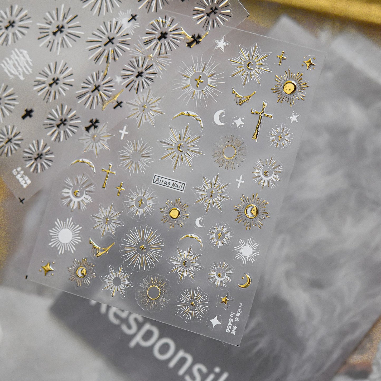 Hello Claws | Holy Light Moon Nail Deco Sticker