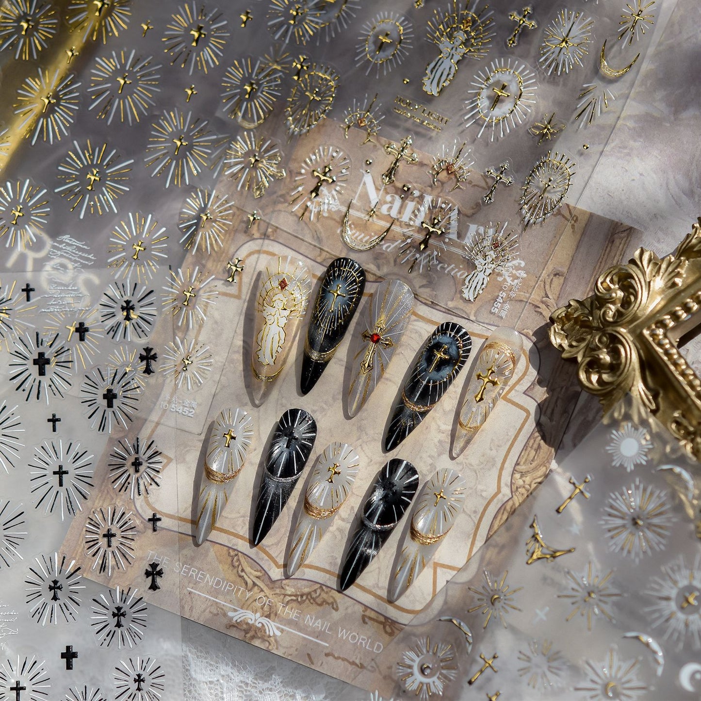 Hello Claws | Holy Light Jesus Nail Deco Sticker